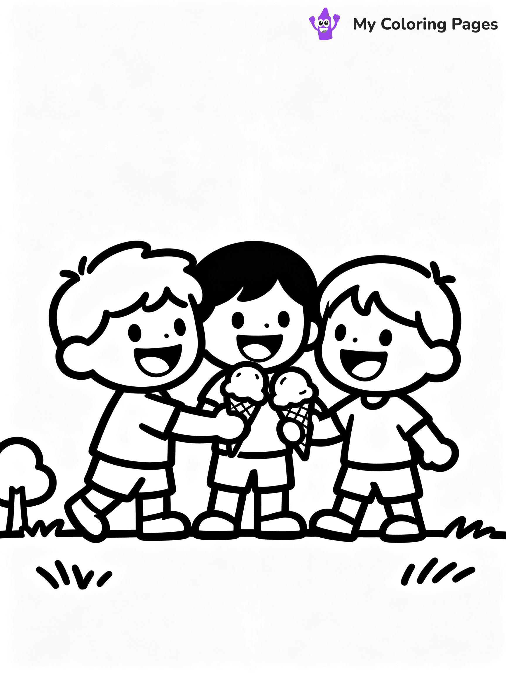Friendship Coloring Pages - 33