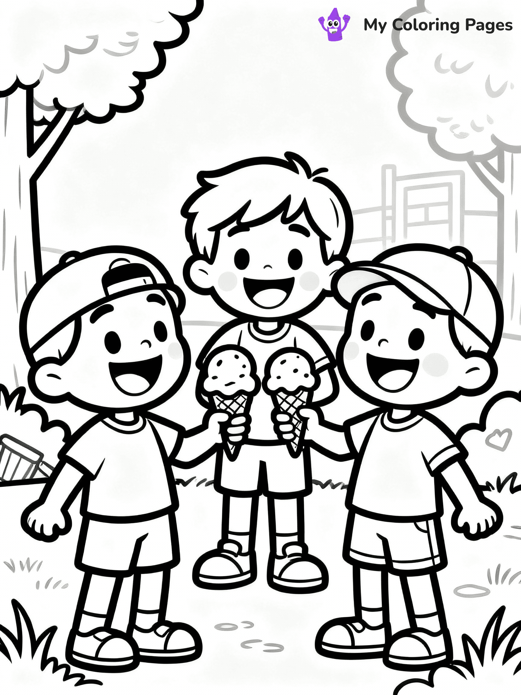 Friendship Coloring Pages - 31
