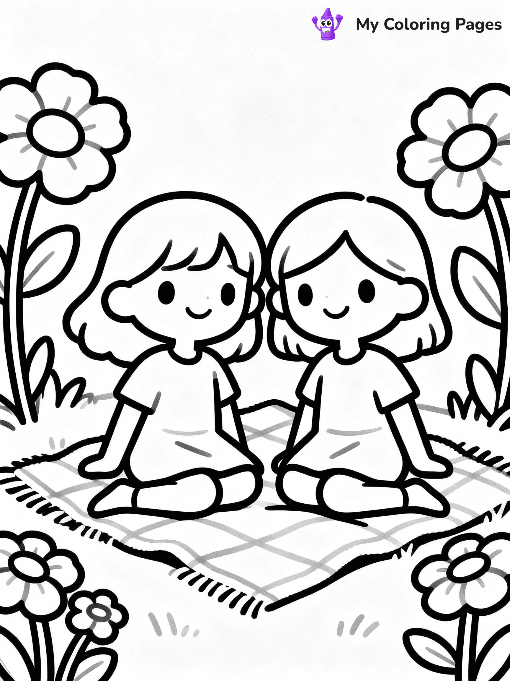 Friendship Coloring Pages - 25