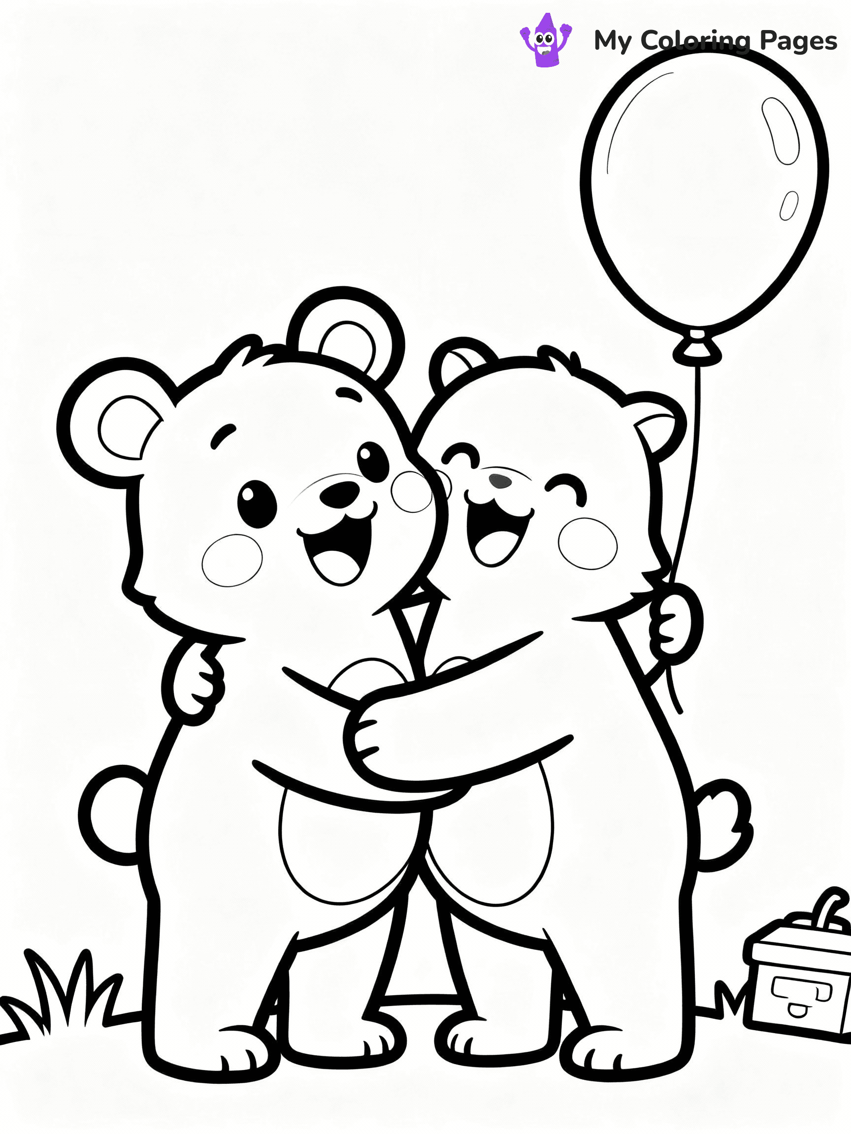 Friendship Coloring Pages - 22