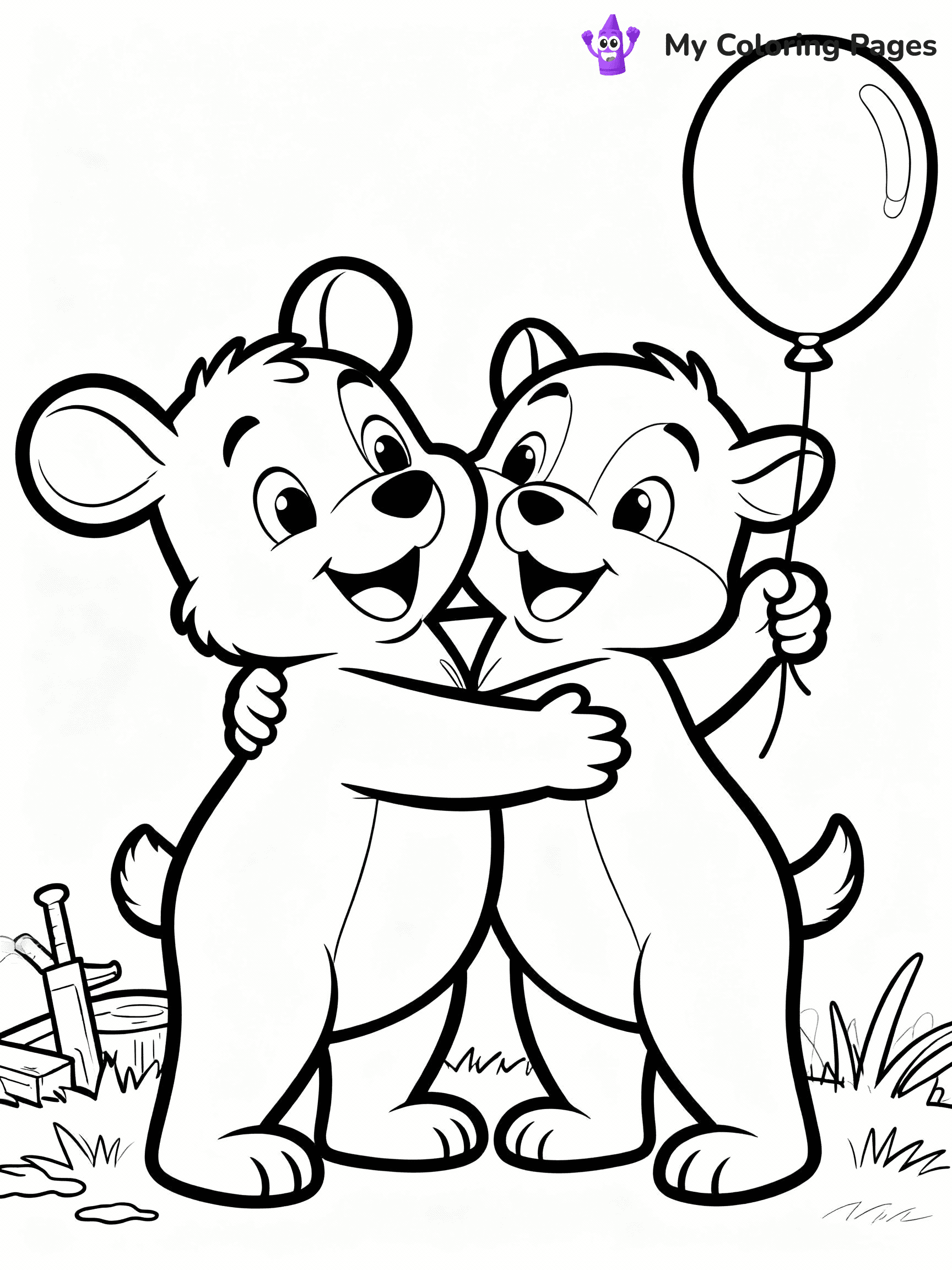 Friendship Coloring Pages - 21