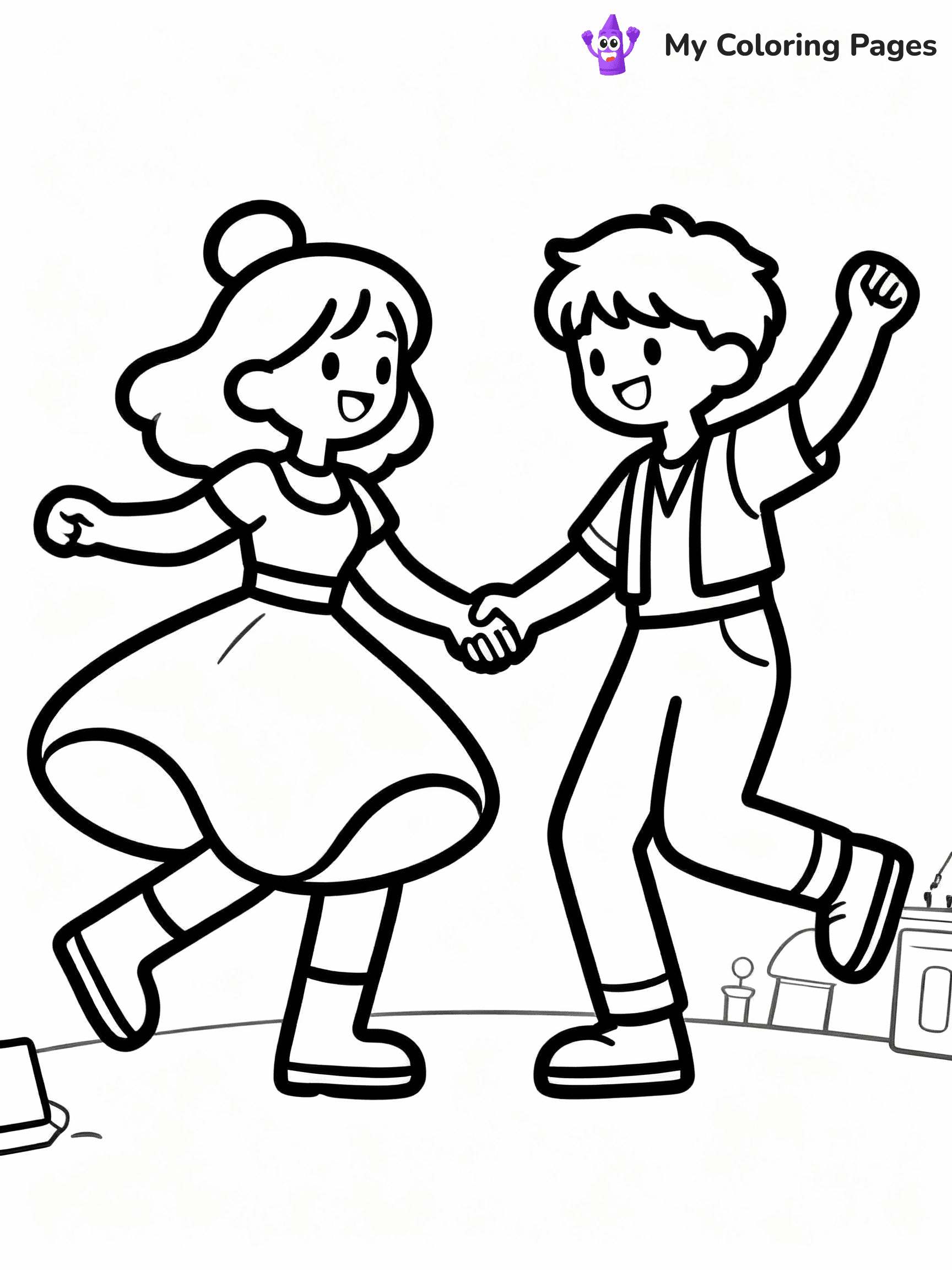 Friendship Coloring Pages - 18