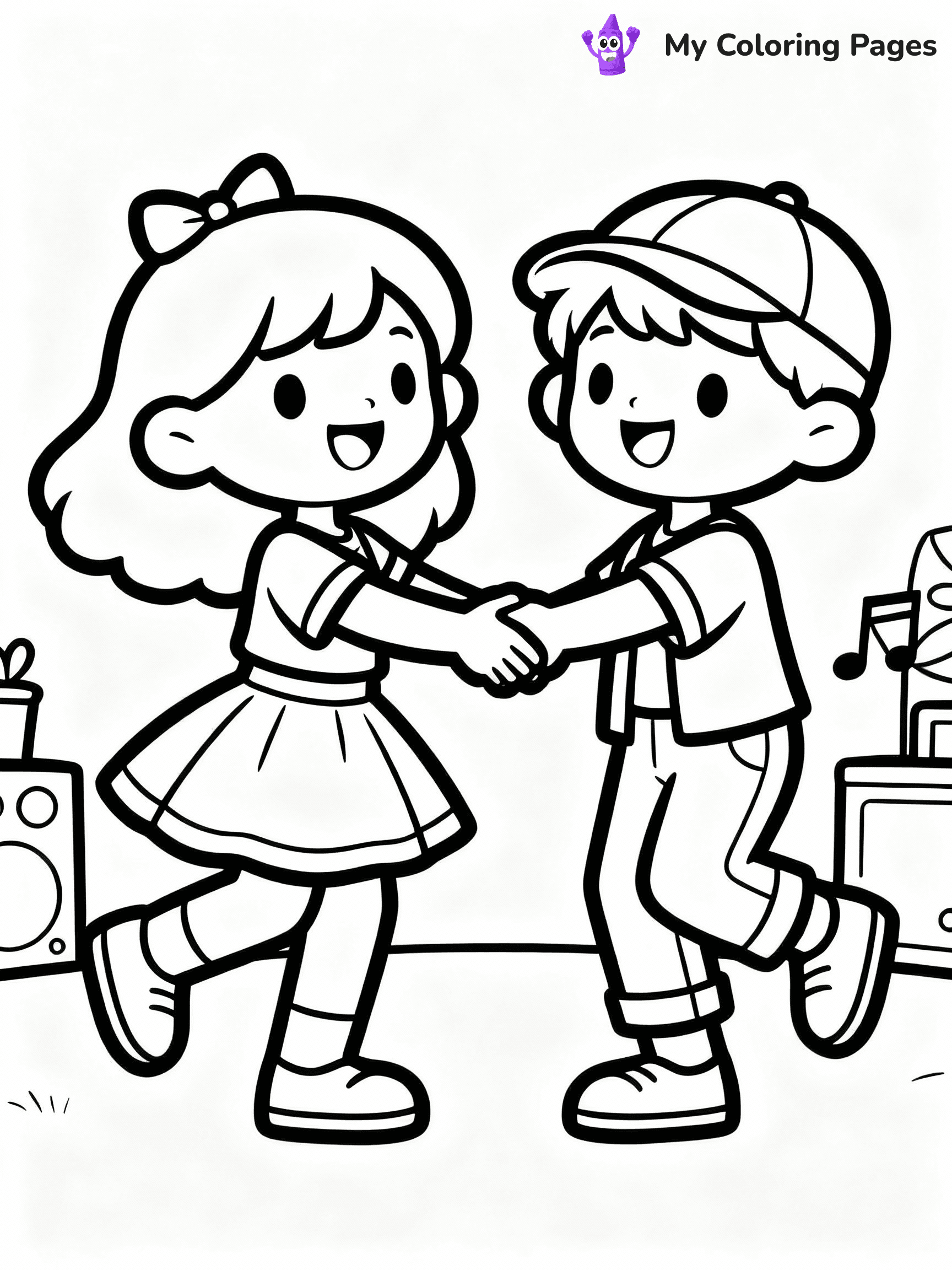 Friendship Coloring Pages - 14