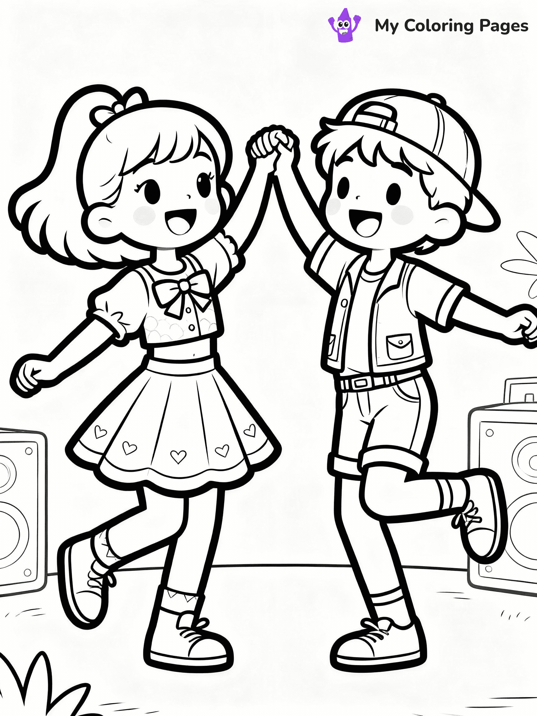 Friendship Coloring Pages - 13