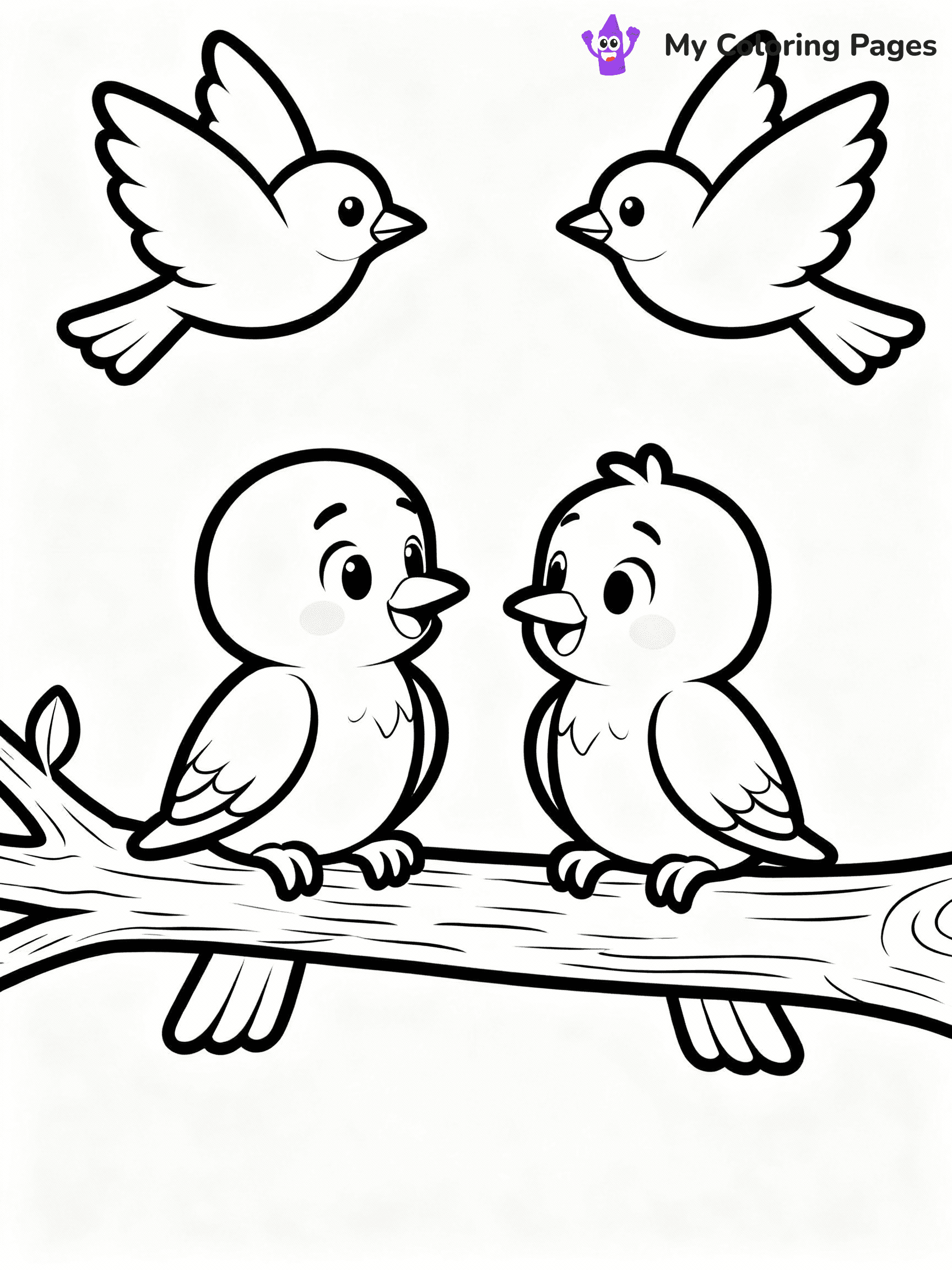 Friendship Coloring Pages - 8
