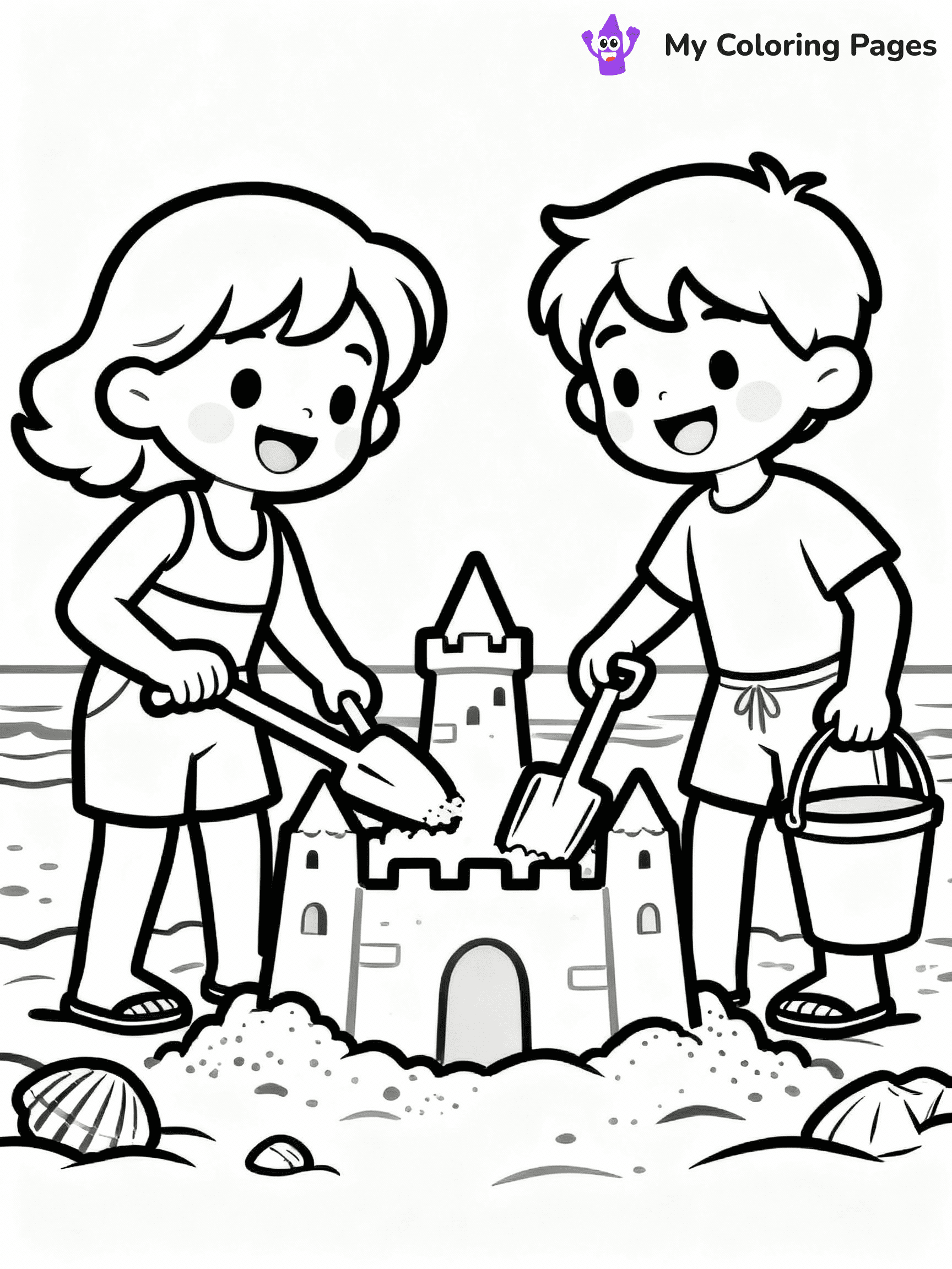Friendship Coloring Pages - 6