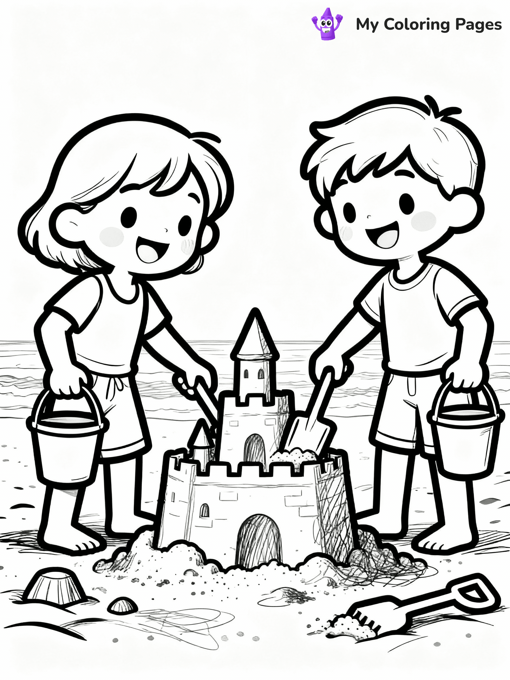 Friendship Coloring Pages - 1
