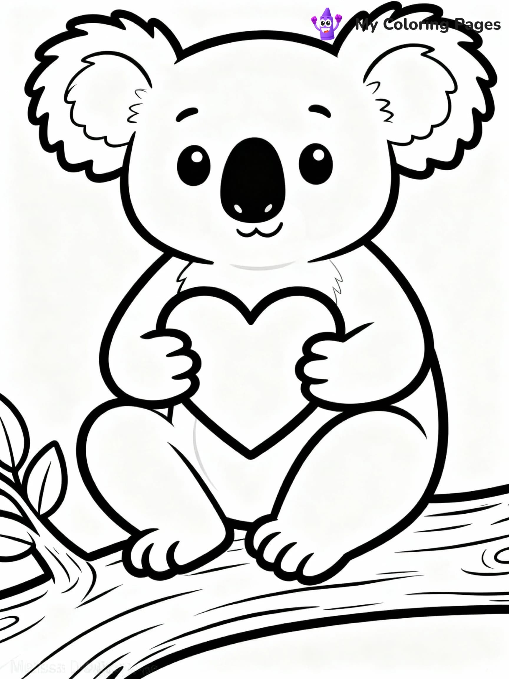 I Love You Coloring Pages - 22
