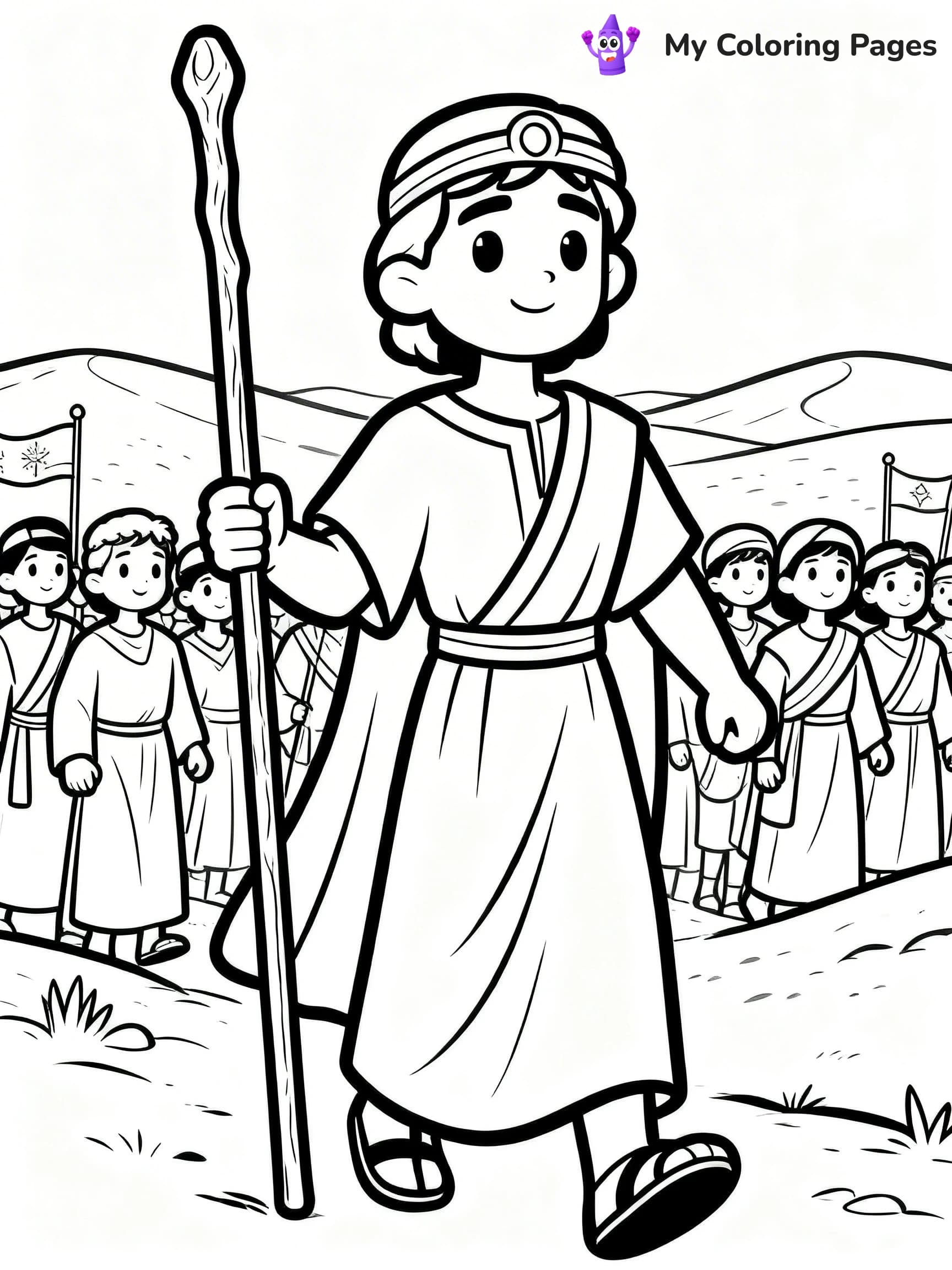 Joshua Coloring Pages - 23