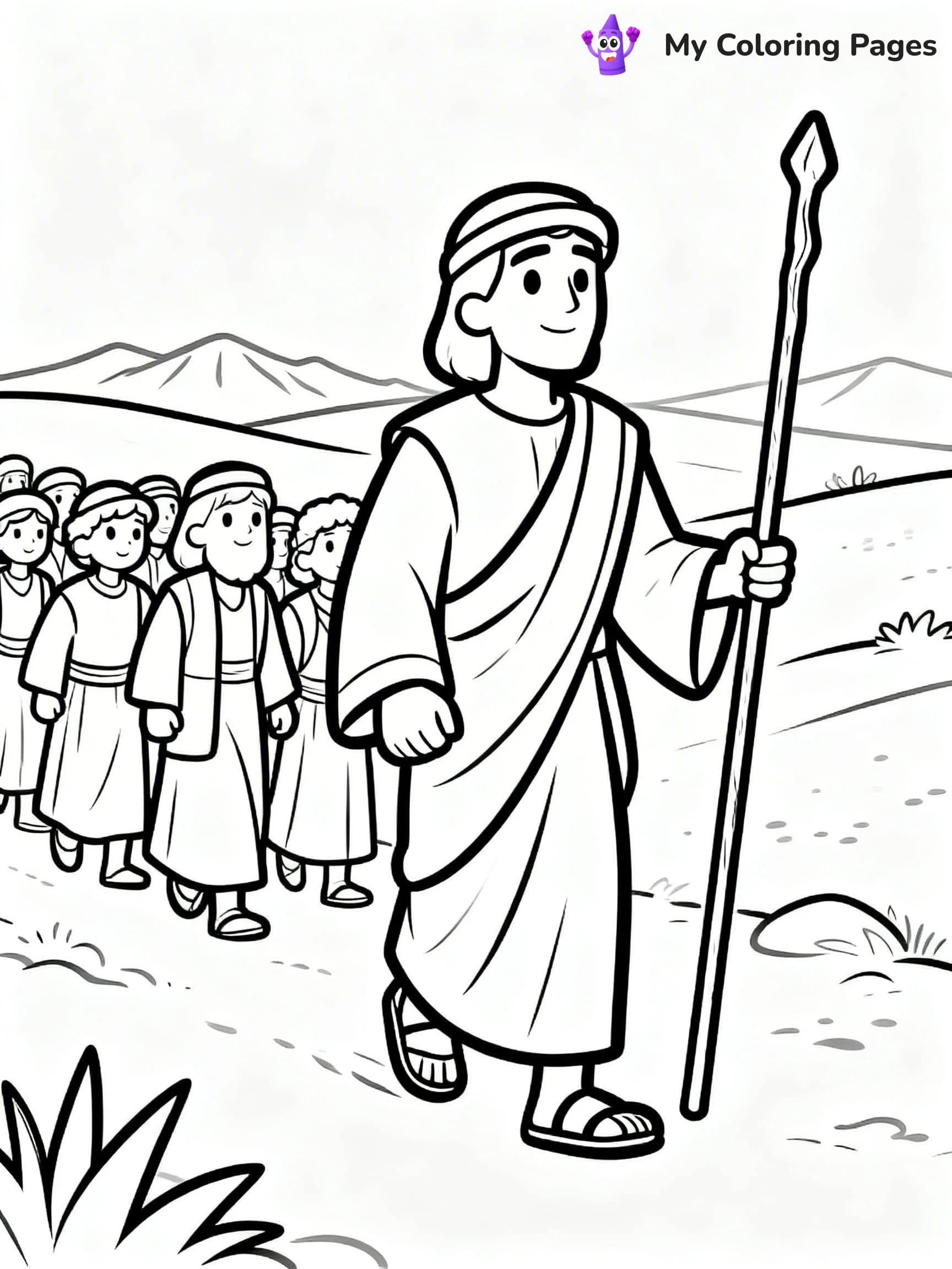 Joshua Coloring Pages - 20
