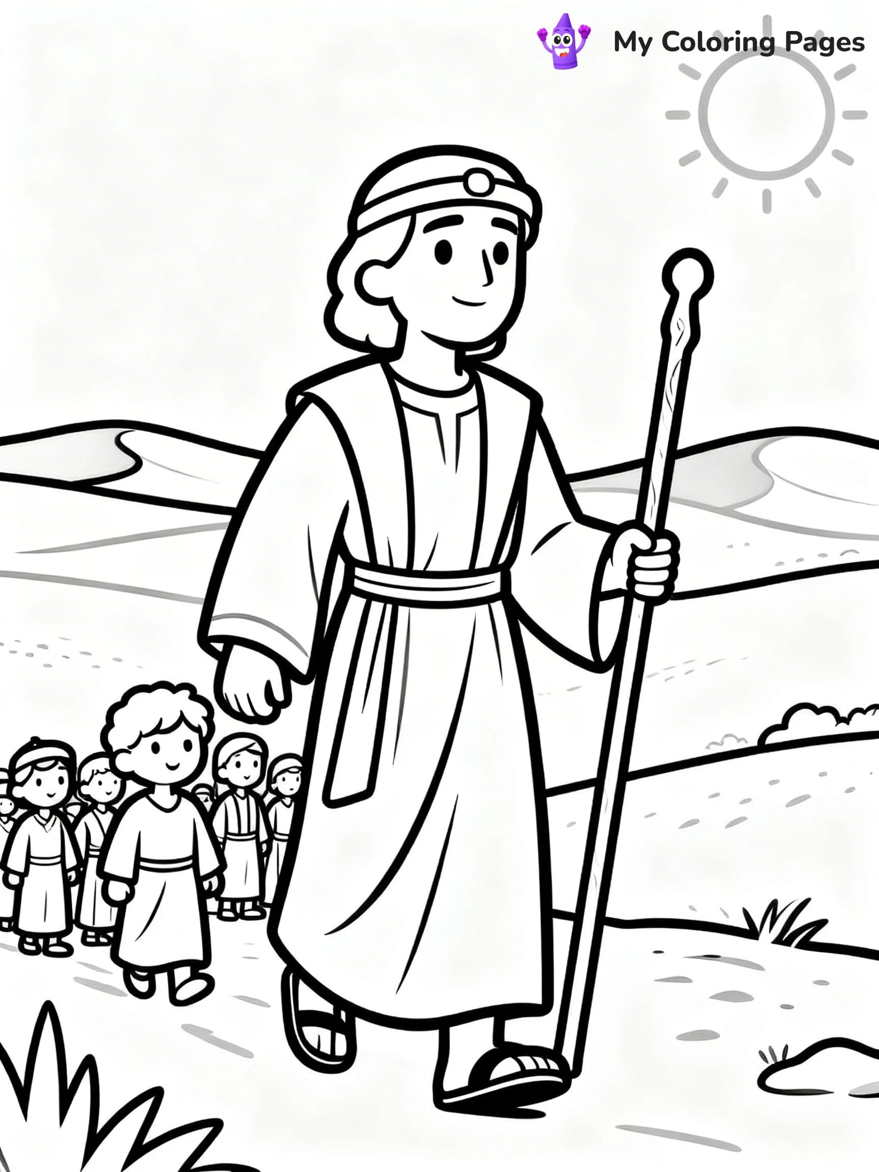 Joshua Coloring Pages - 19