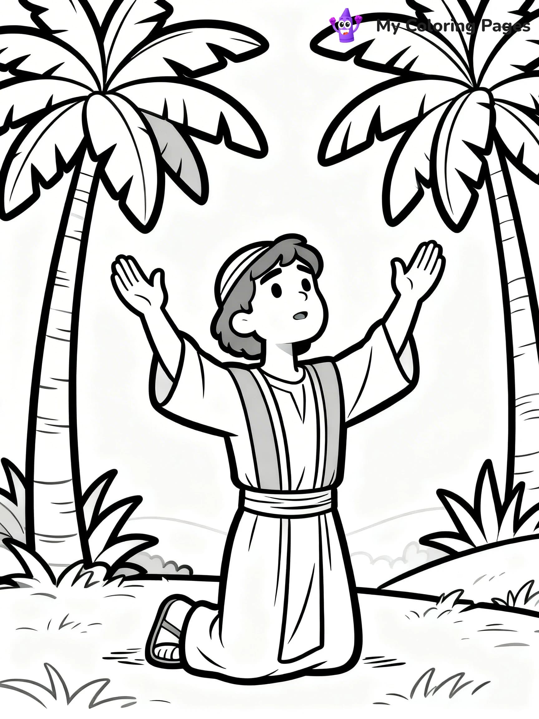 Joshua Coloring Pages - 15
