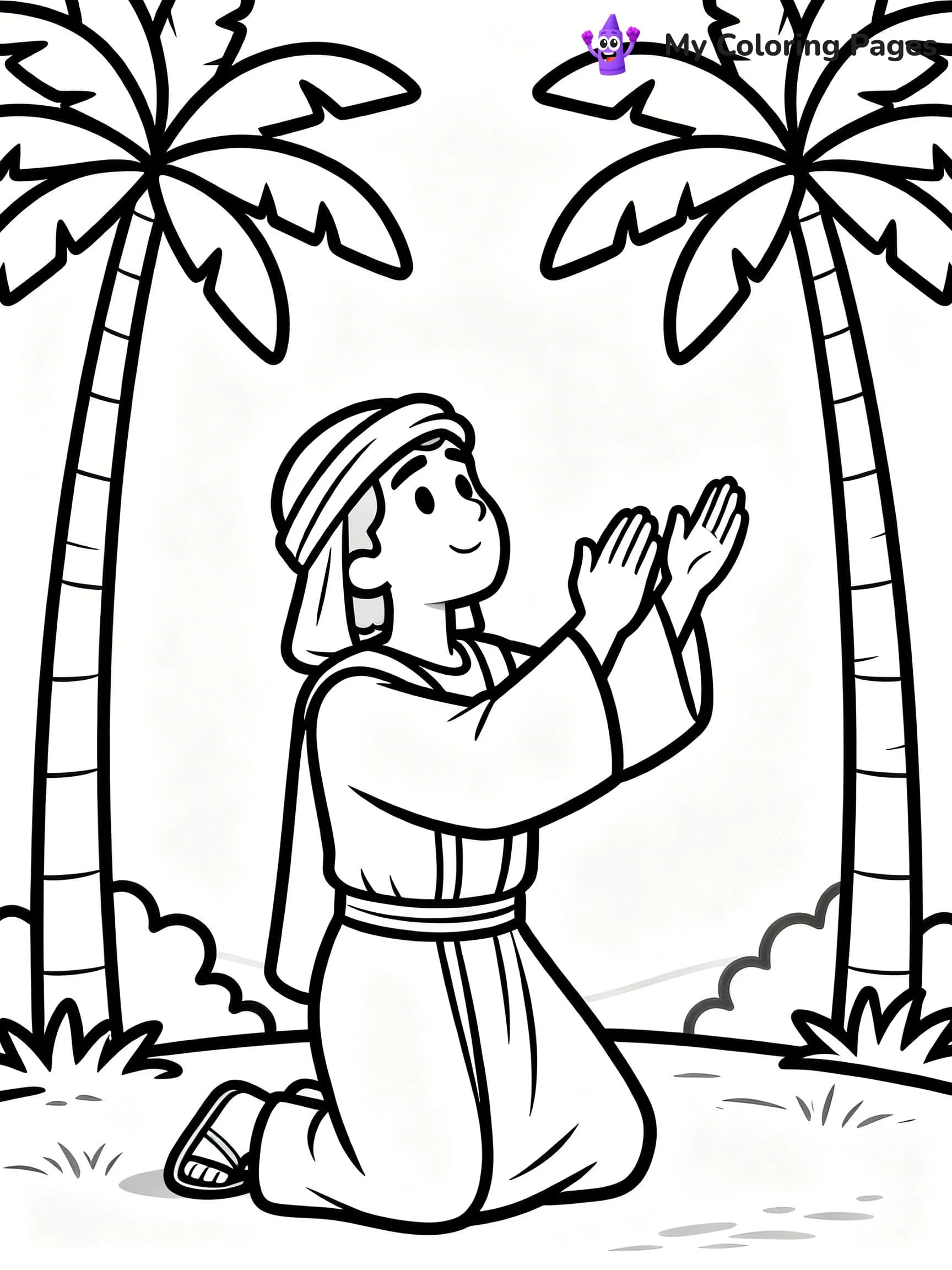 Joshua Coloring Pages - 12