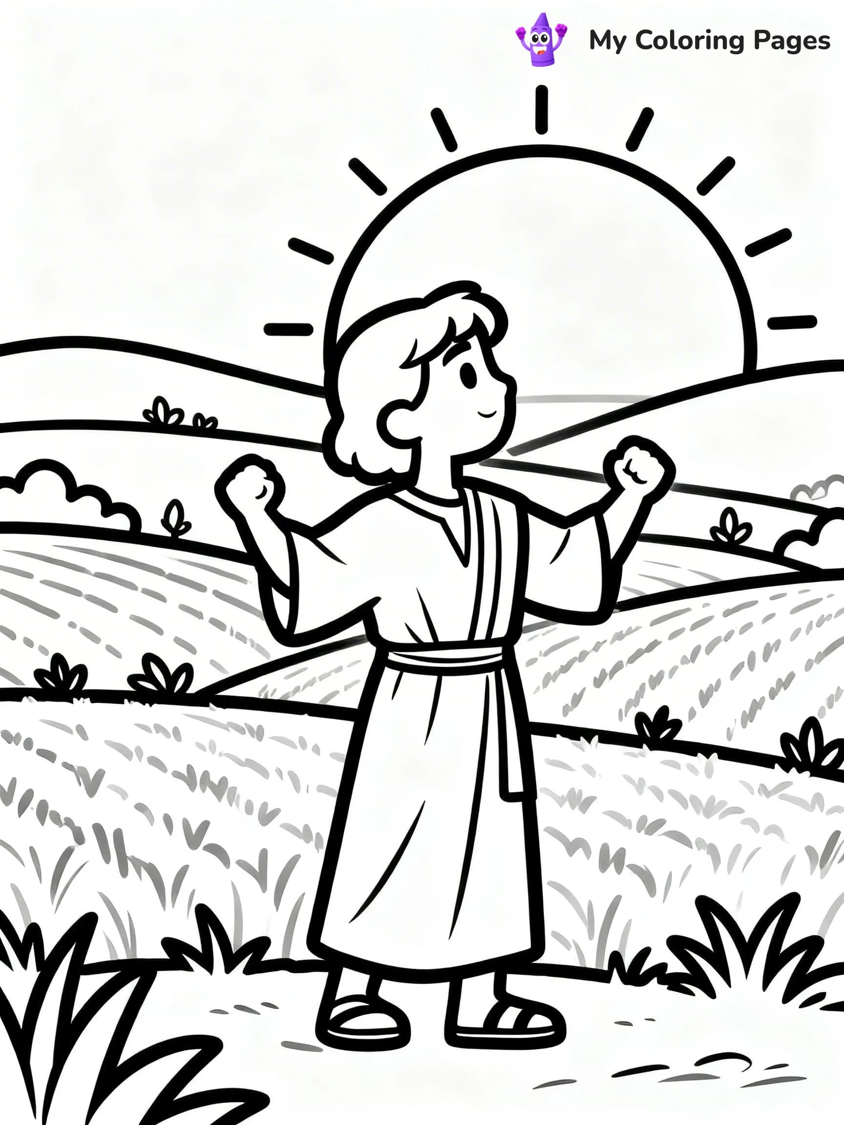 Joshua Coloring Pages - 8