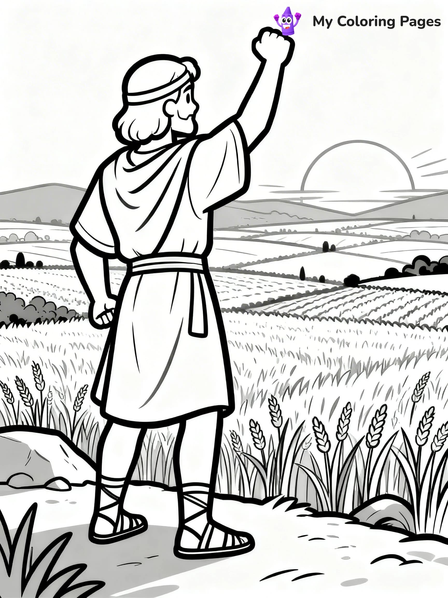 Joshua Coloring Pages - 7