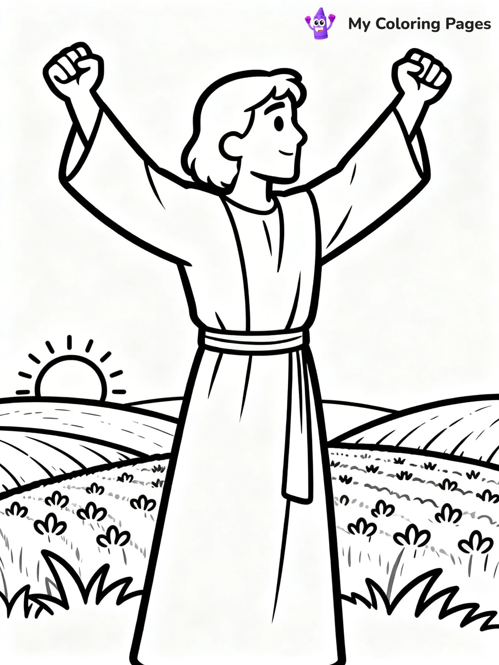 Joshua Coloring Pages - 6