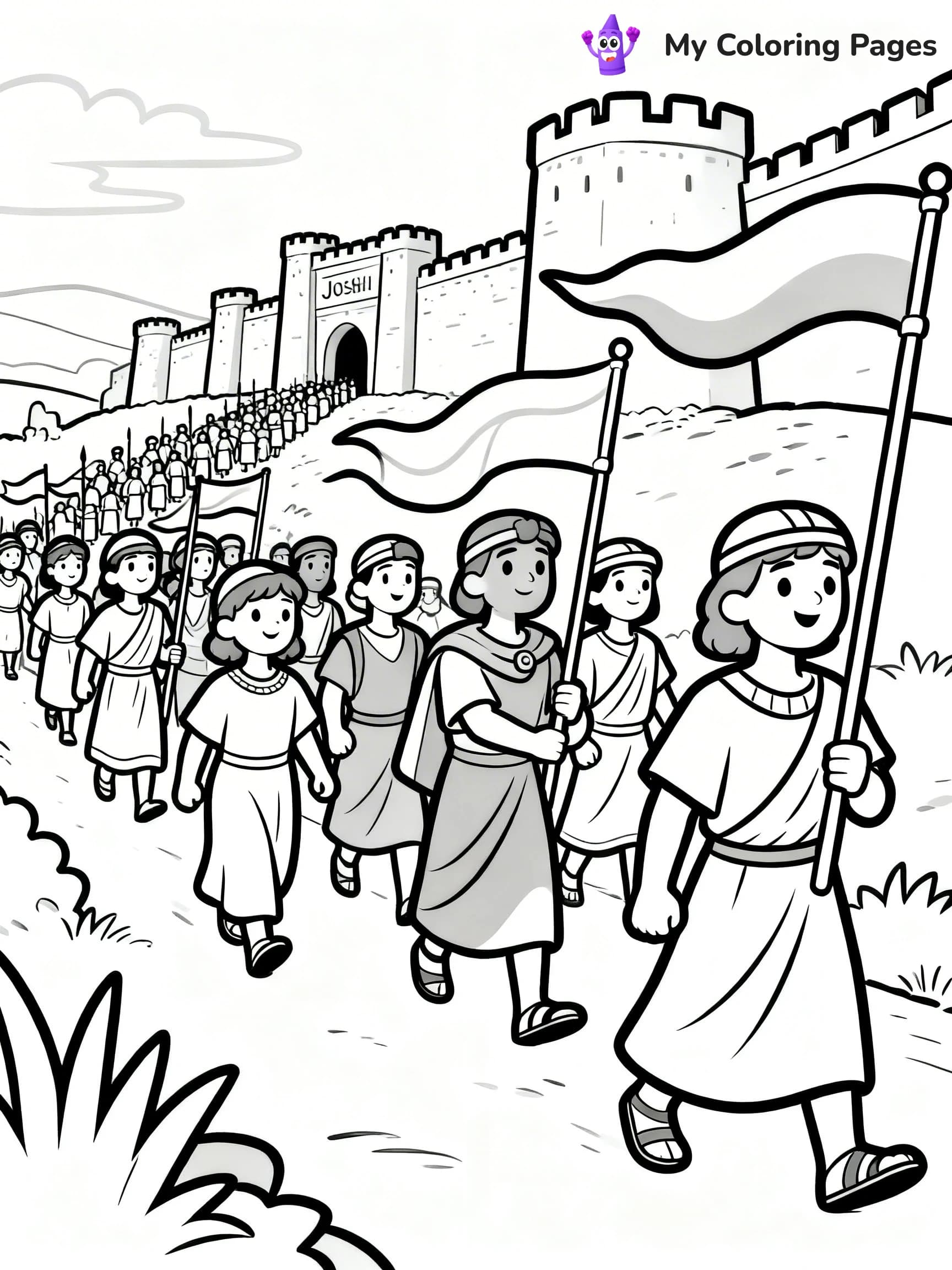 Joshua Coloring Pages - 5