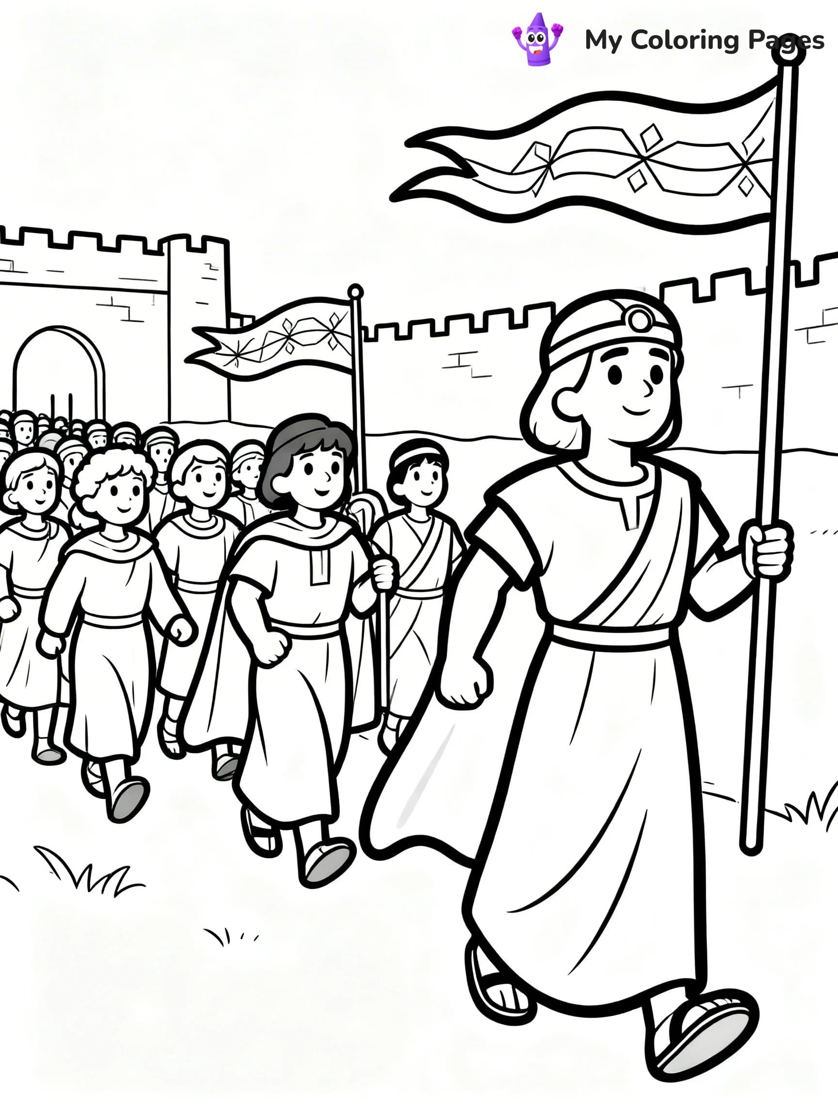 Joshua Coloring Pages - 4