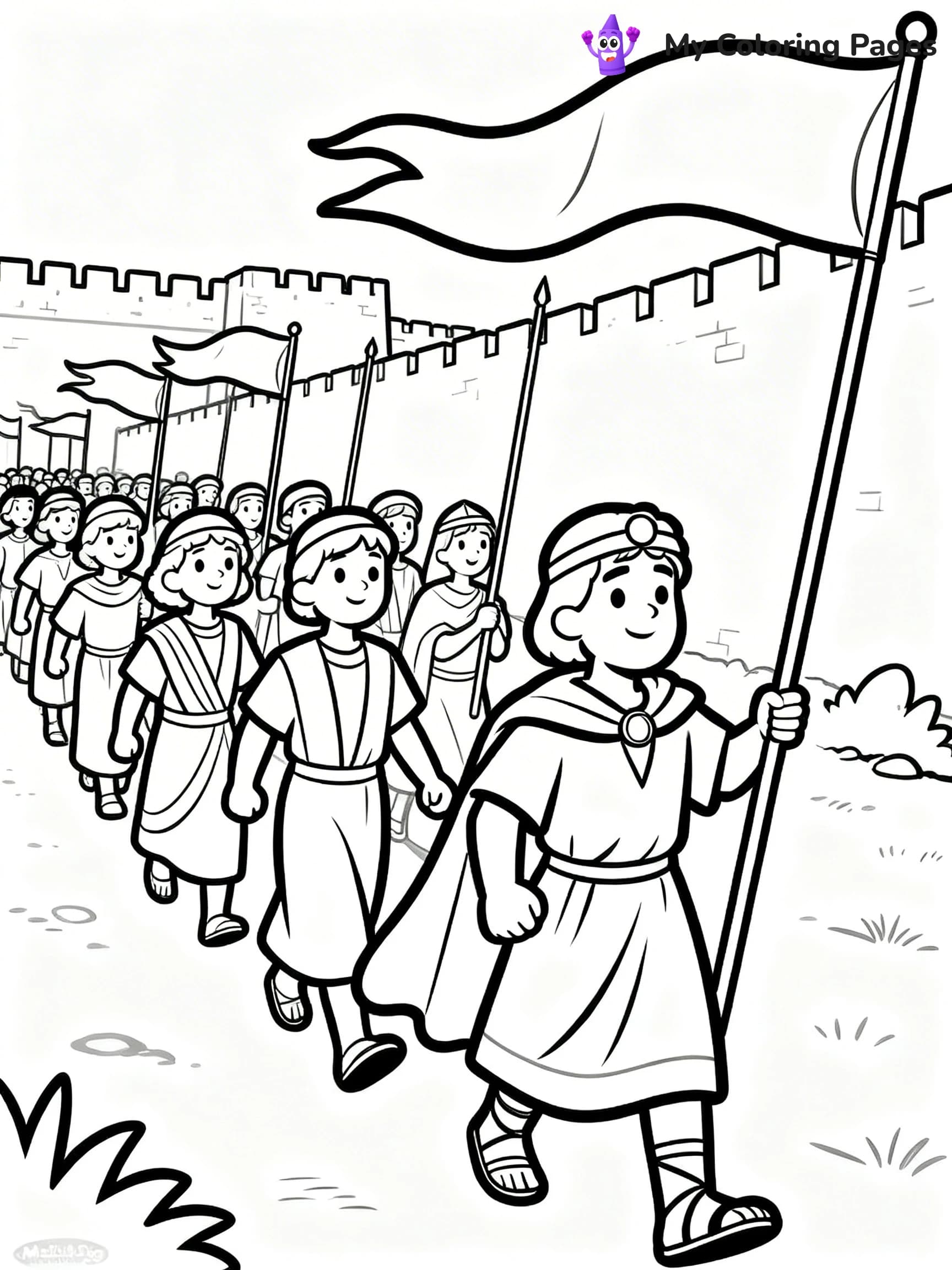 Joshua Coloring Pages - 3