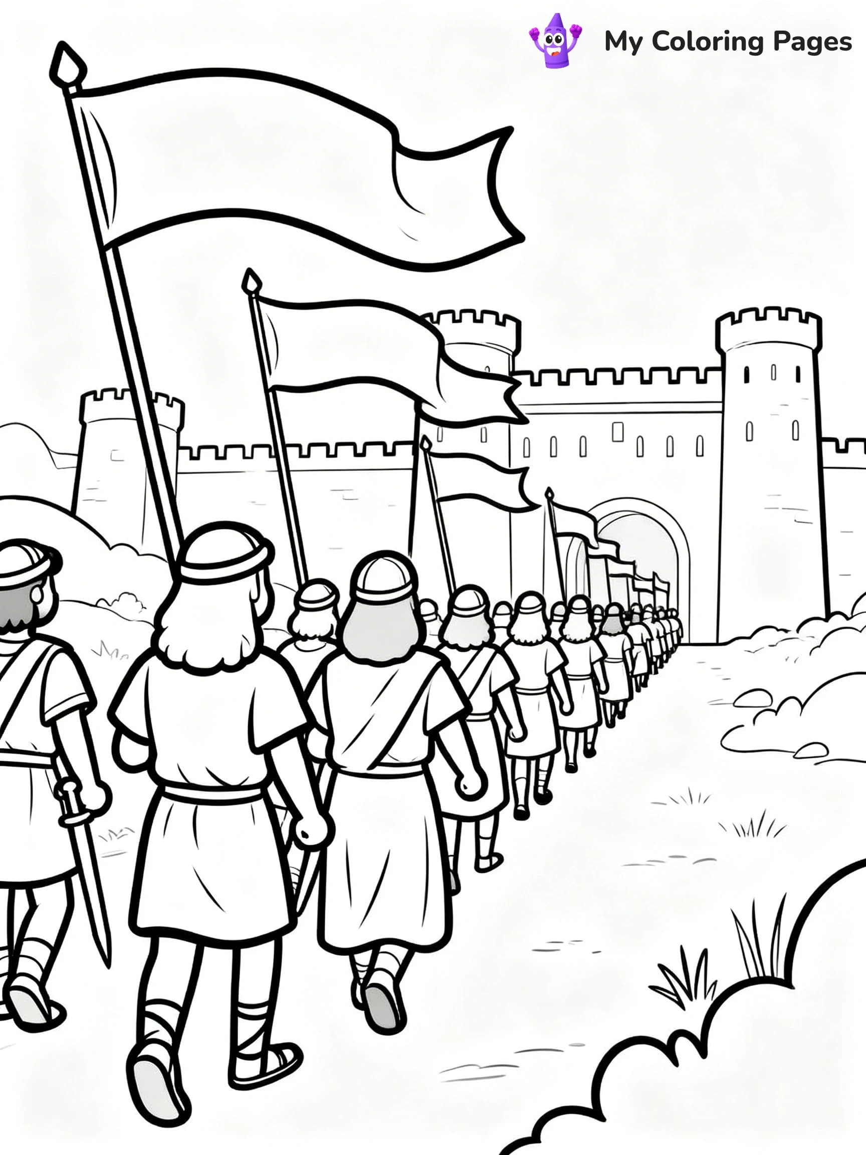 Joshua Coloring Pages - 2