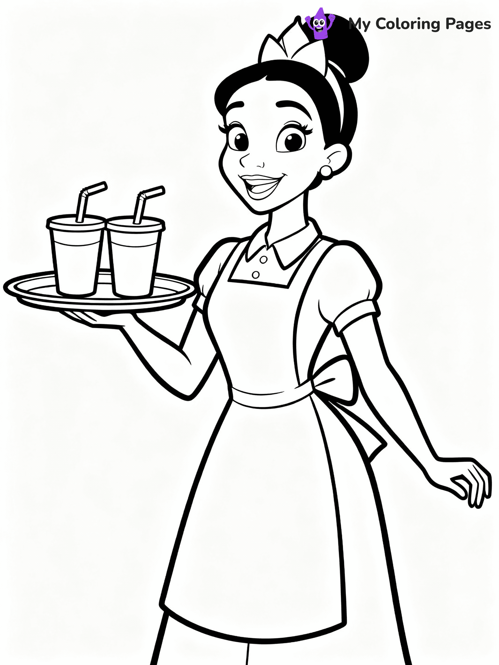 Princess And The Frog Coloring Pages - 24