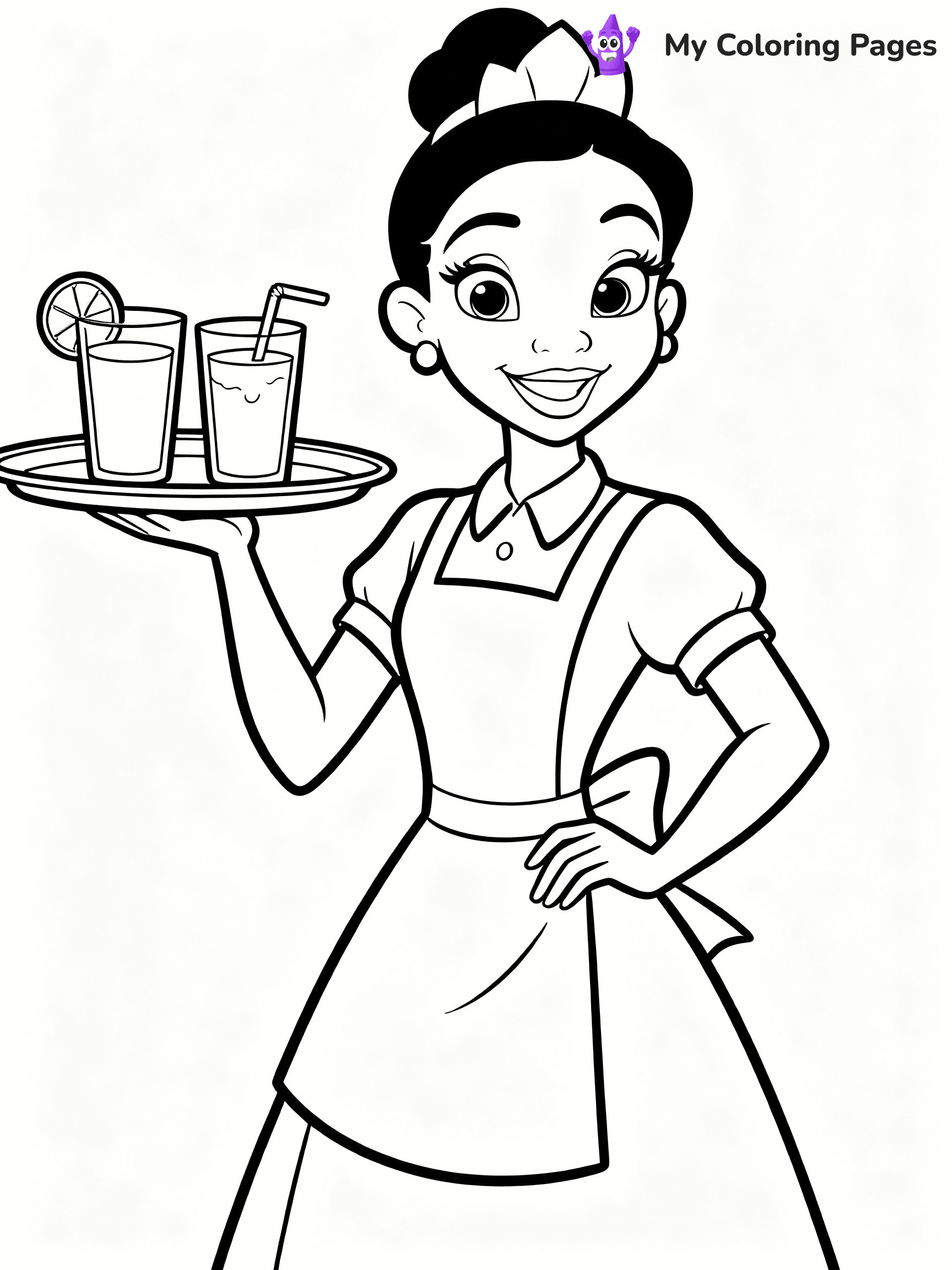Princess And The Frog Coloring Pages - 23