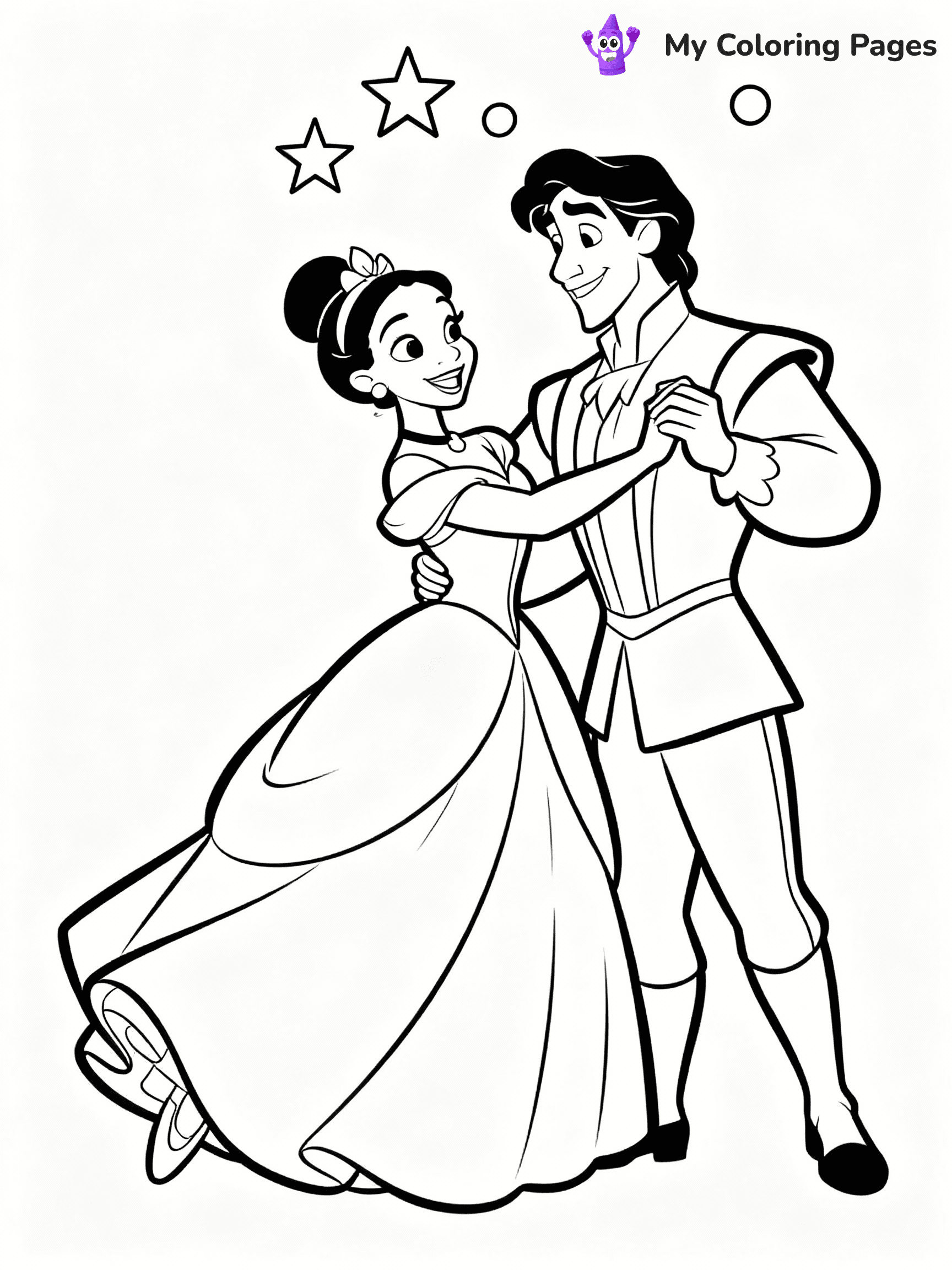 Princess And The Frog Coloring Pages - 20