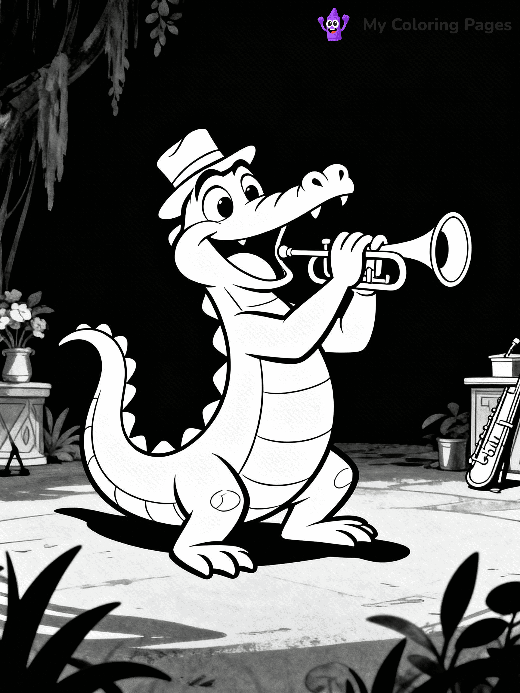 Princess And The Frog Coloring Pages - 13