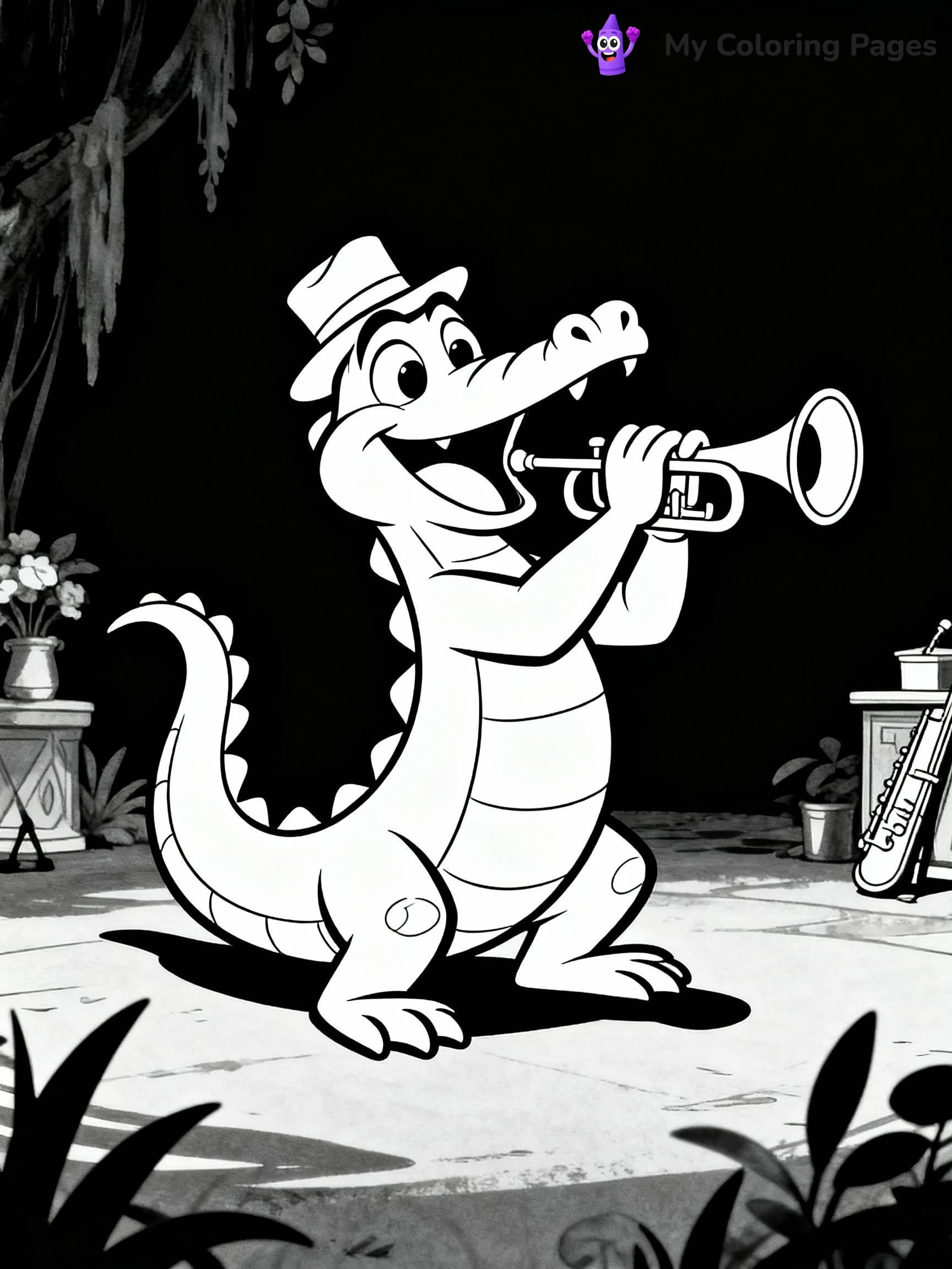 Princess And The Frog Coloring Pages - 13