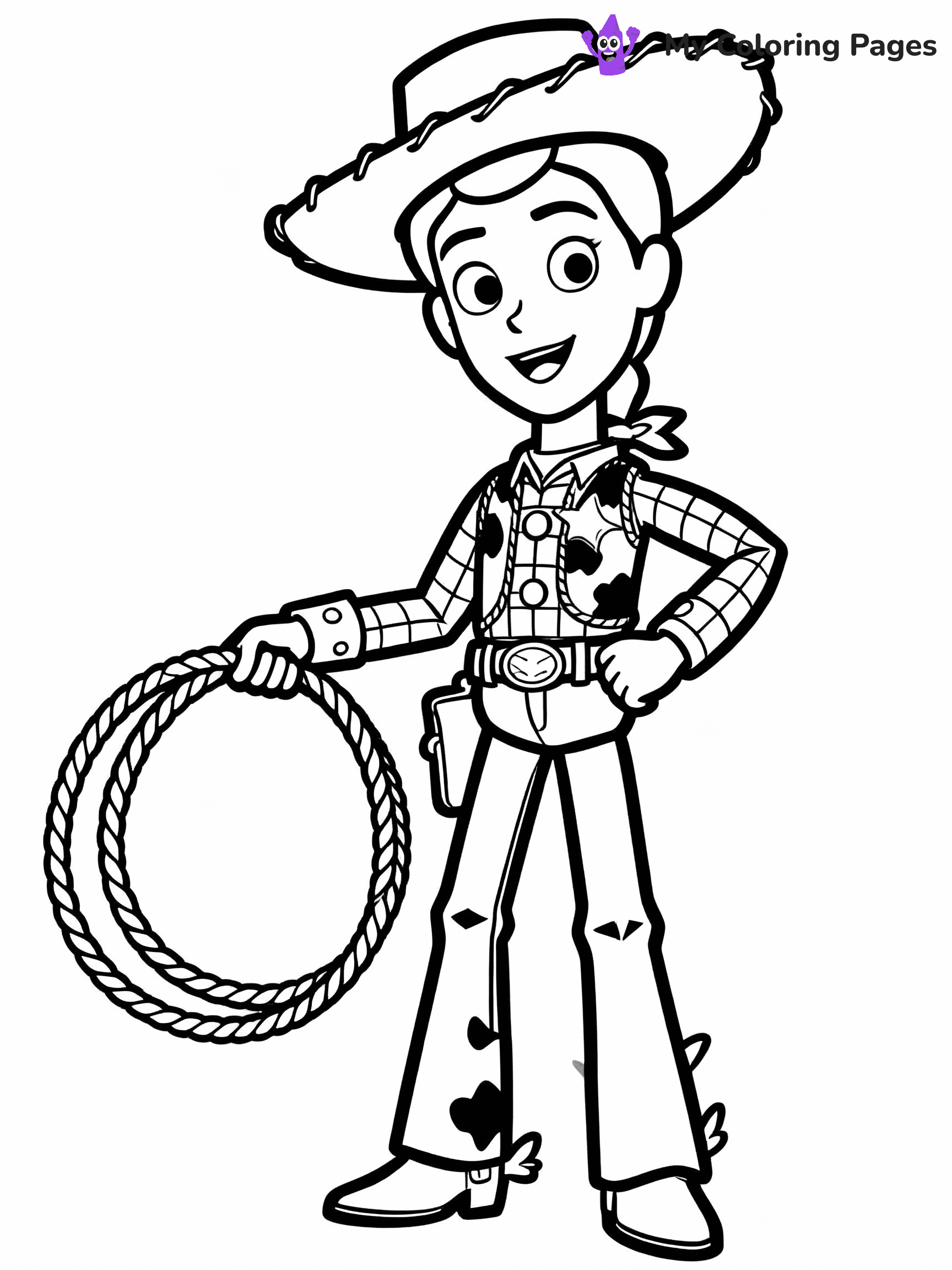 Woody Coloring Pages - 24