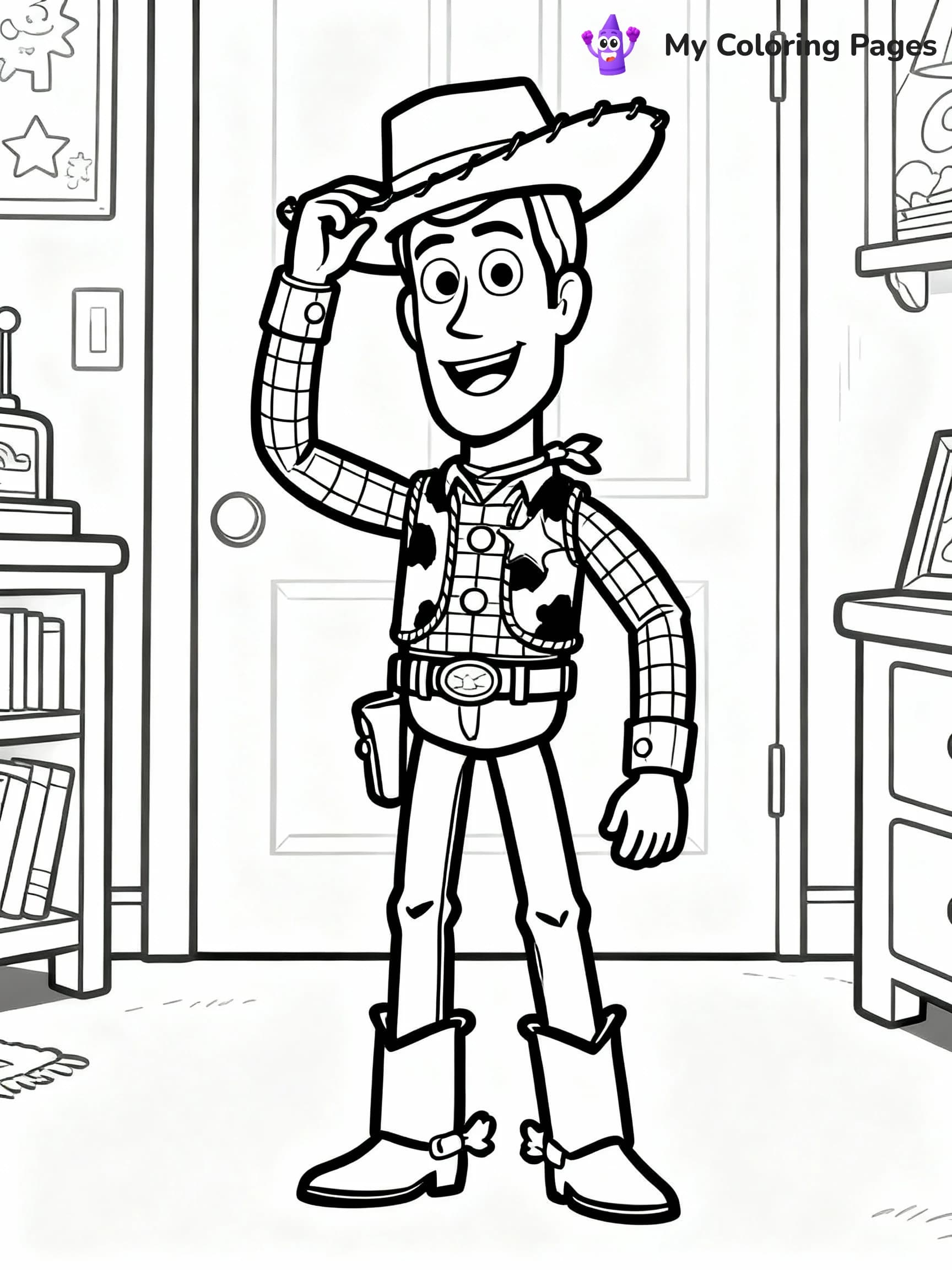 Woody Coloring Pages - 9