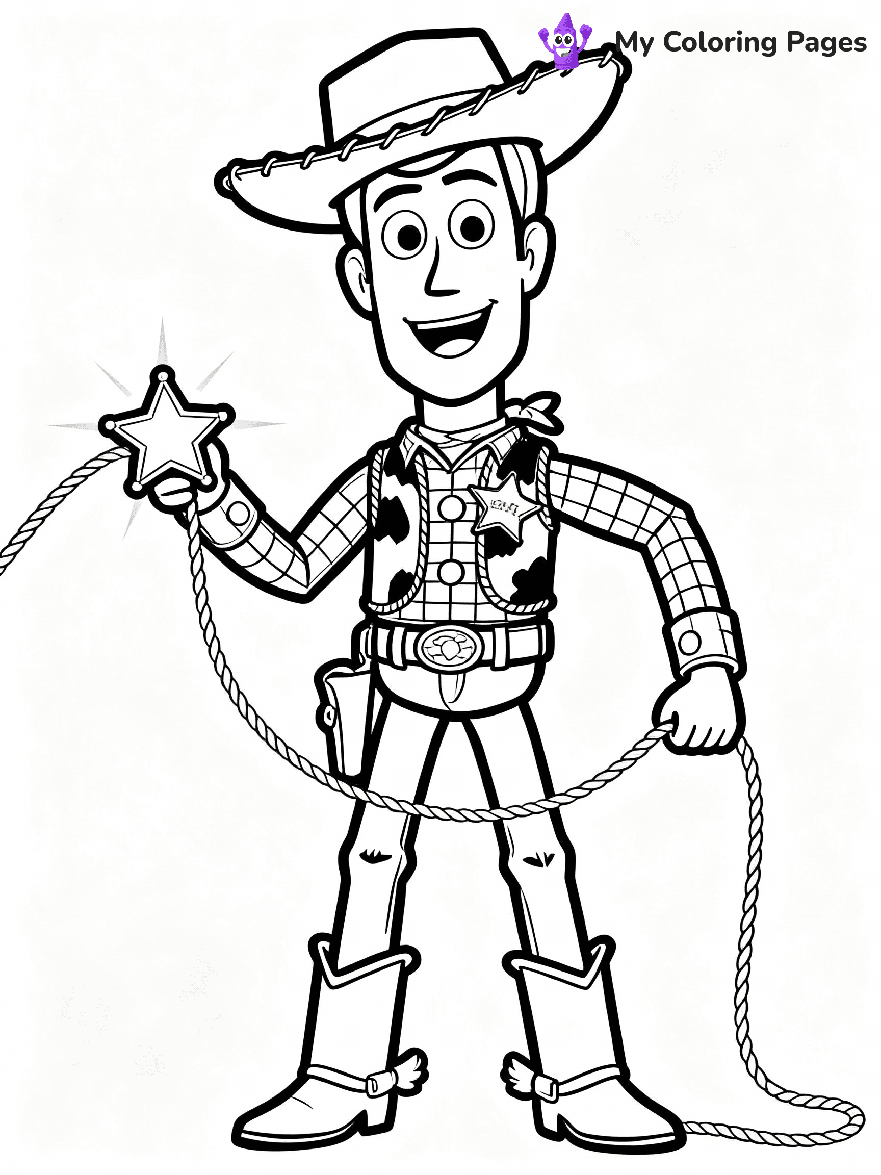 Woody Coloring Pages - 5