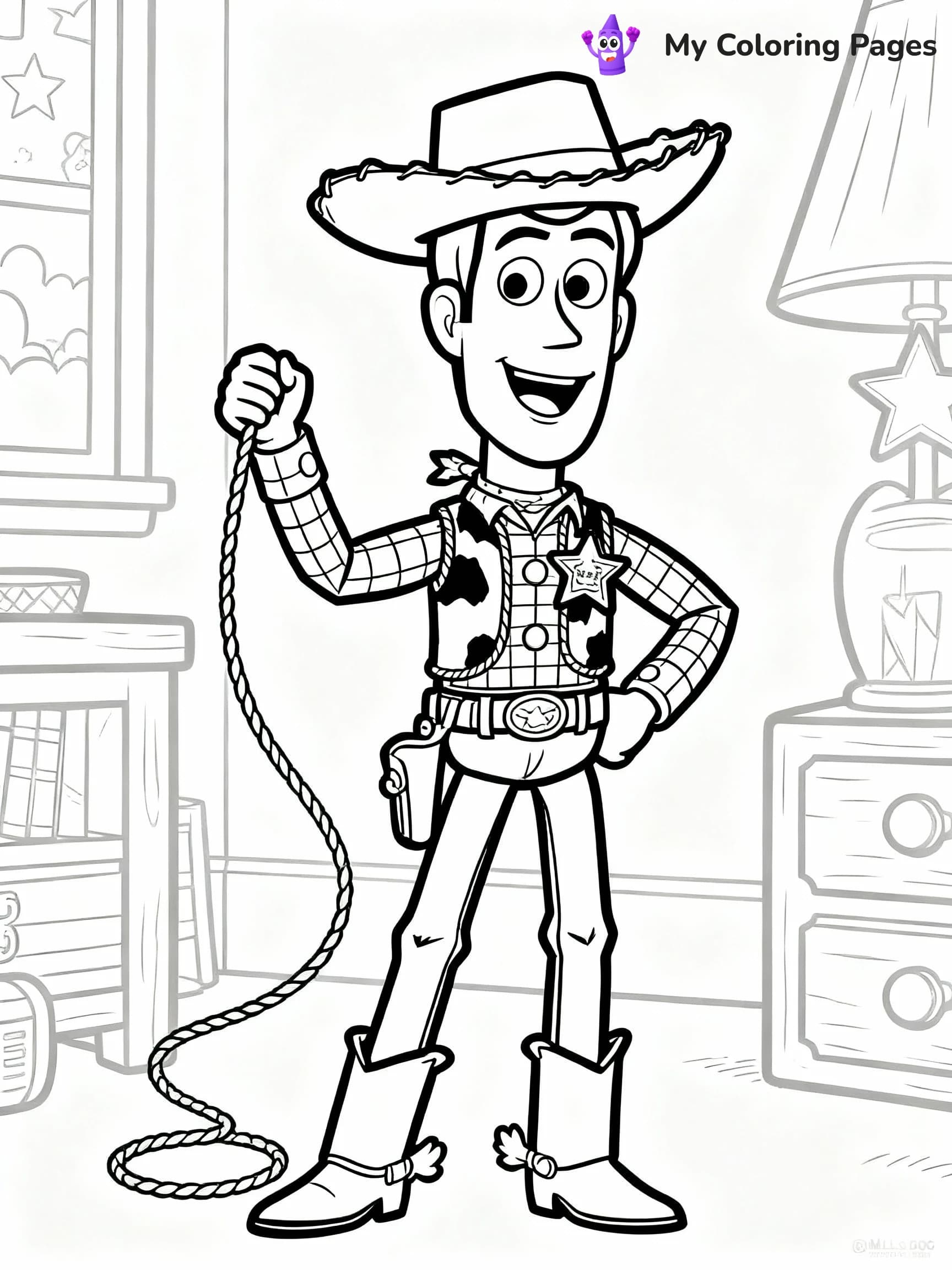 Woody Coloring Pages - 4