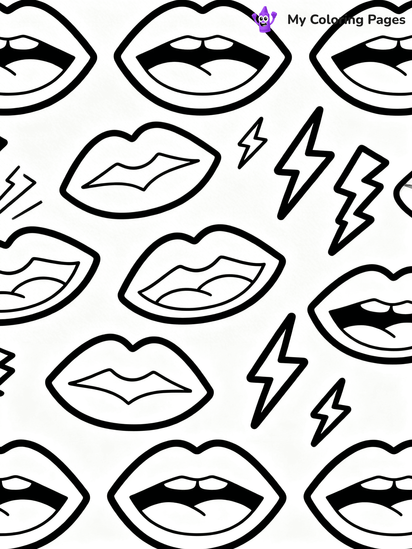 Pop Art Coloring Pages - 17