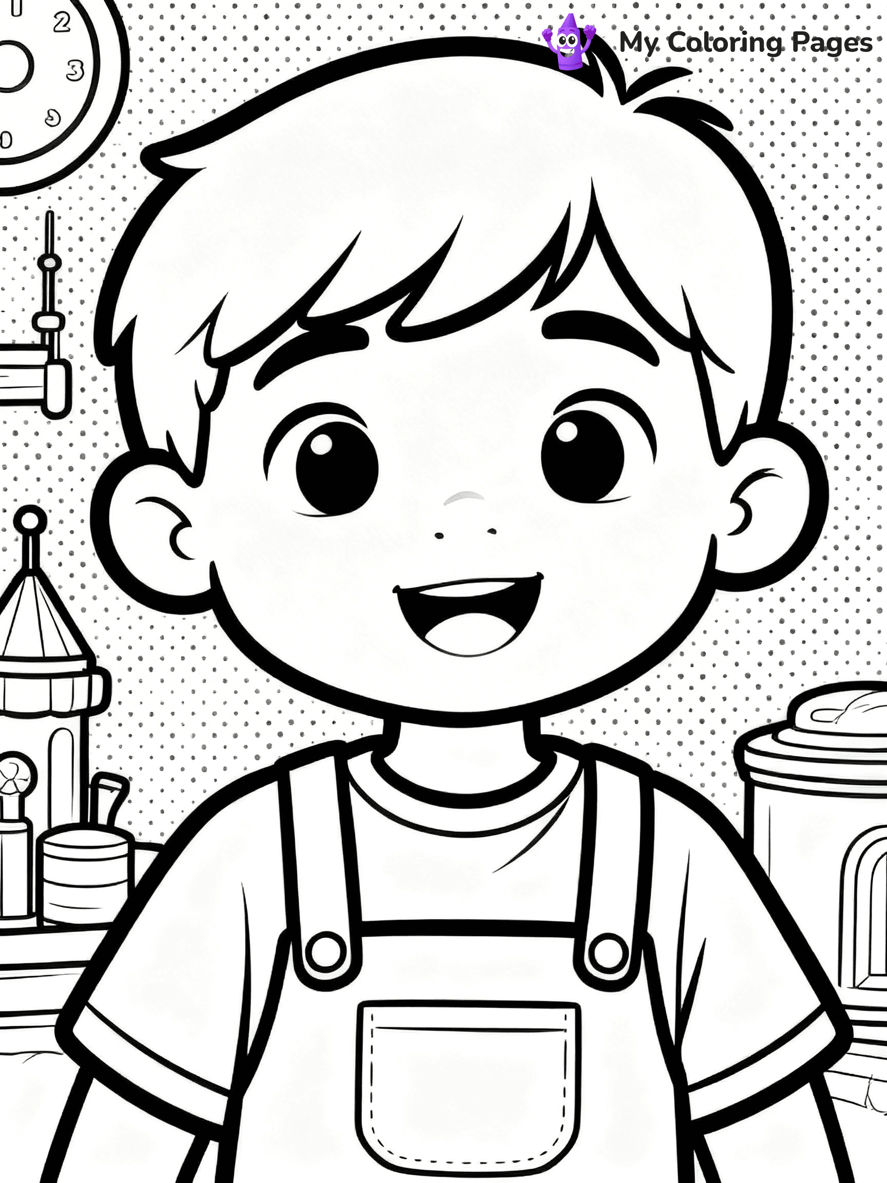 Pop Art Coloring Pages - 11