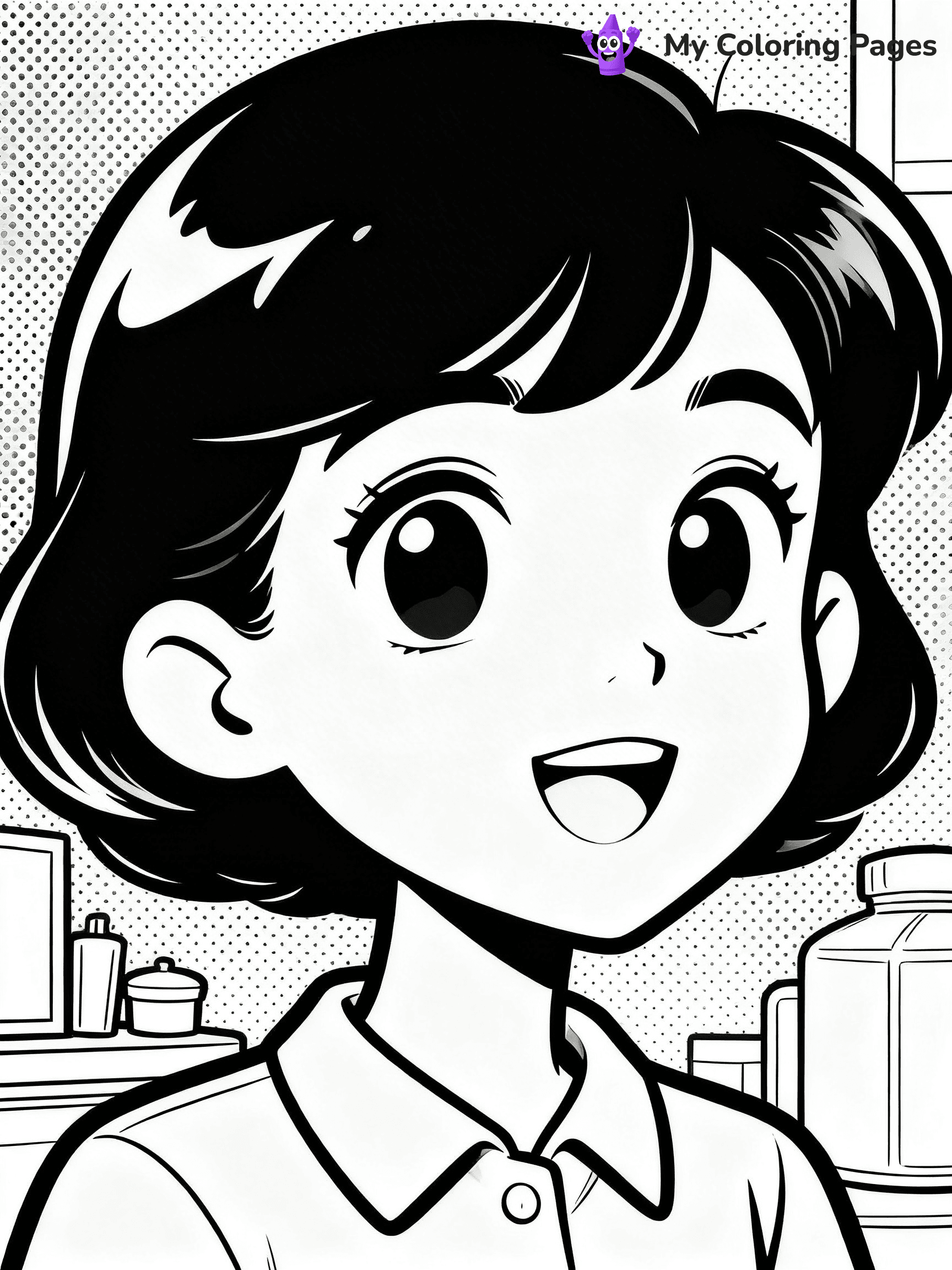 Pop Art Coloring Pages - 10