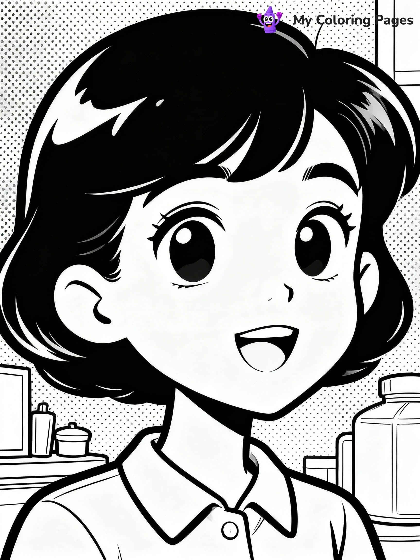 Pop Art Coloring Pages - 10