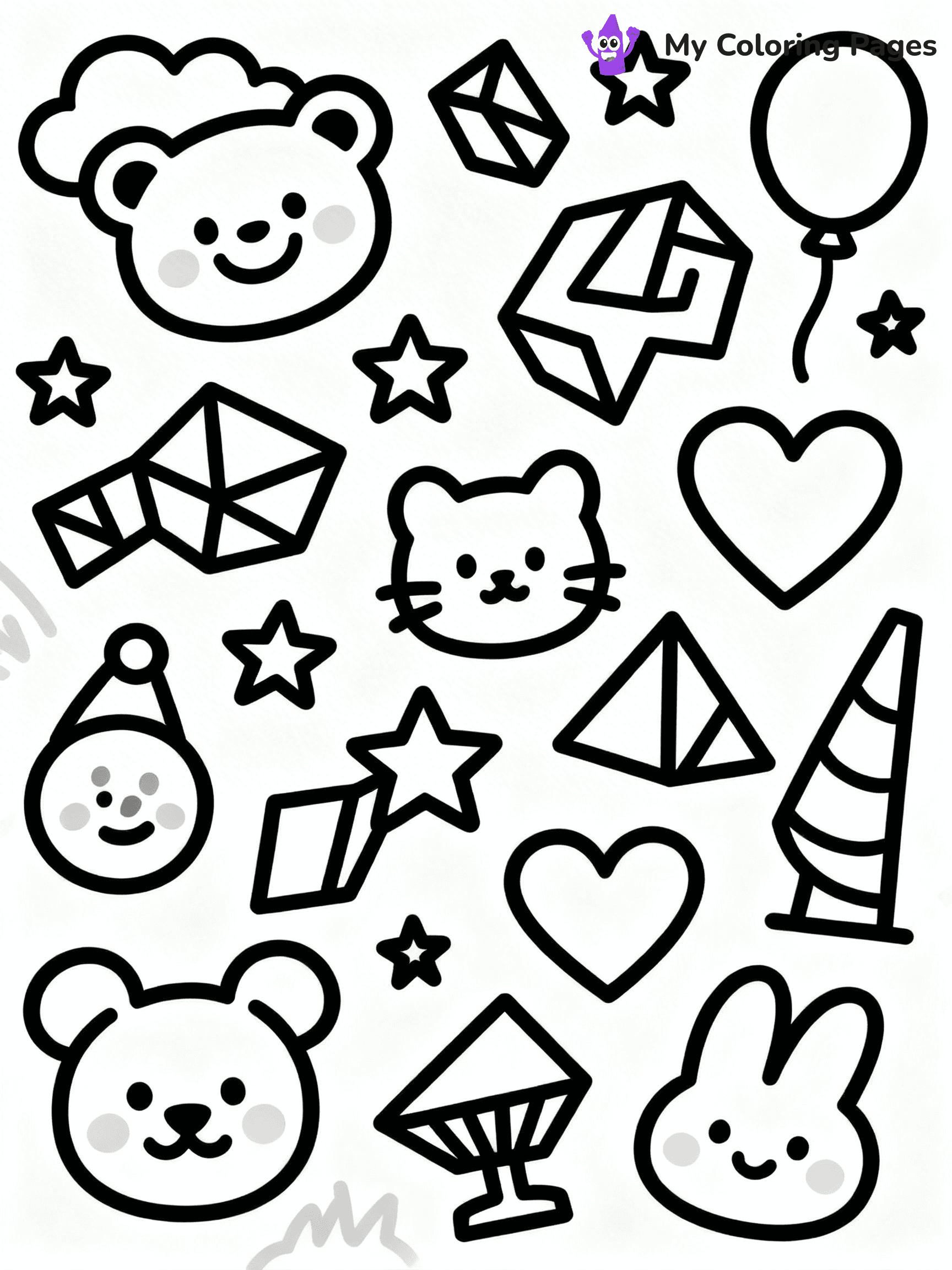 Pop Art Coloring Pages - 7