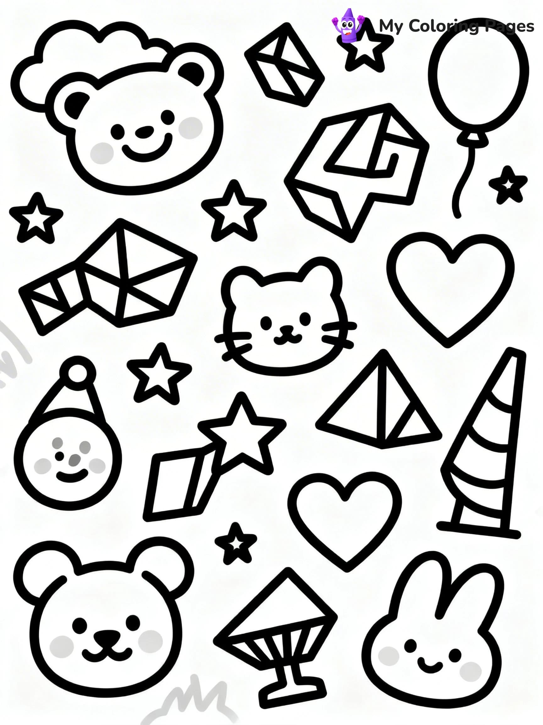 Pop Art Coloring Pages - 7