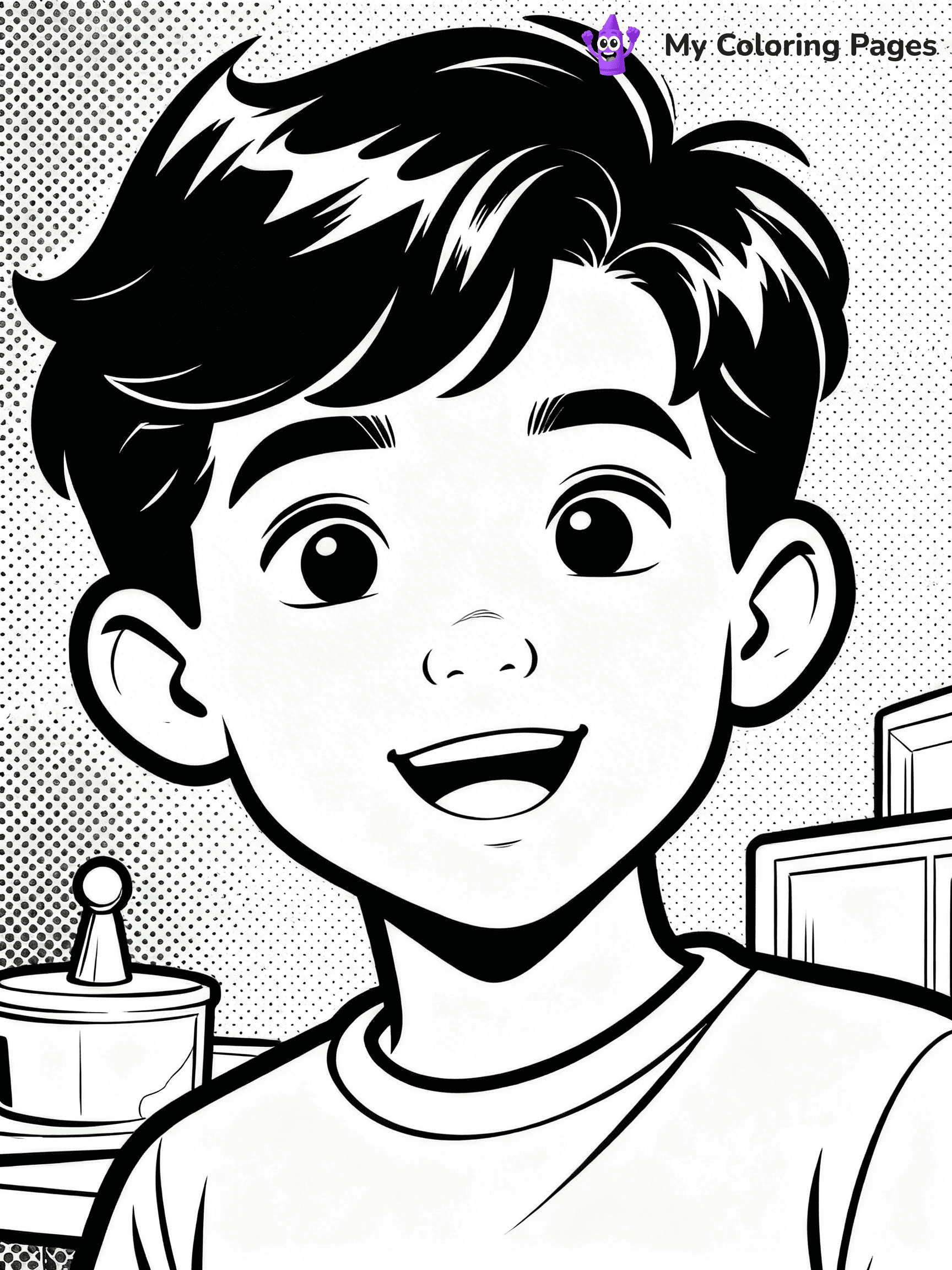 Pop Art Coloring Pages - 3