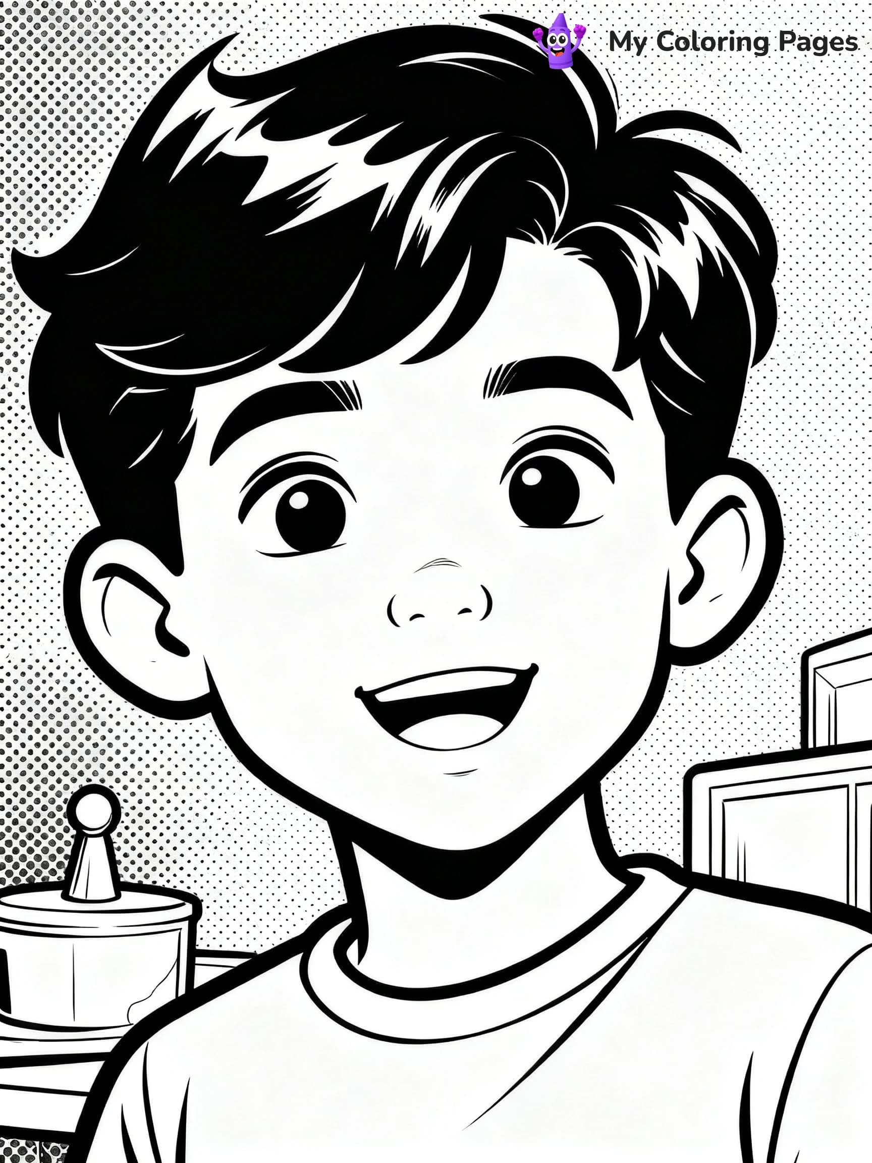 Pop Art Coloring Pages - 3