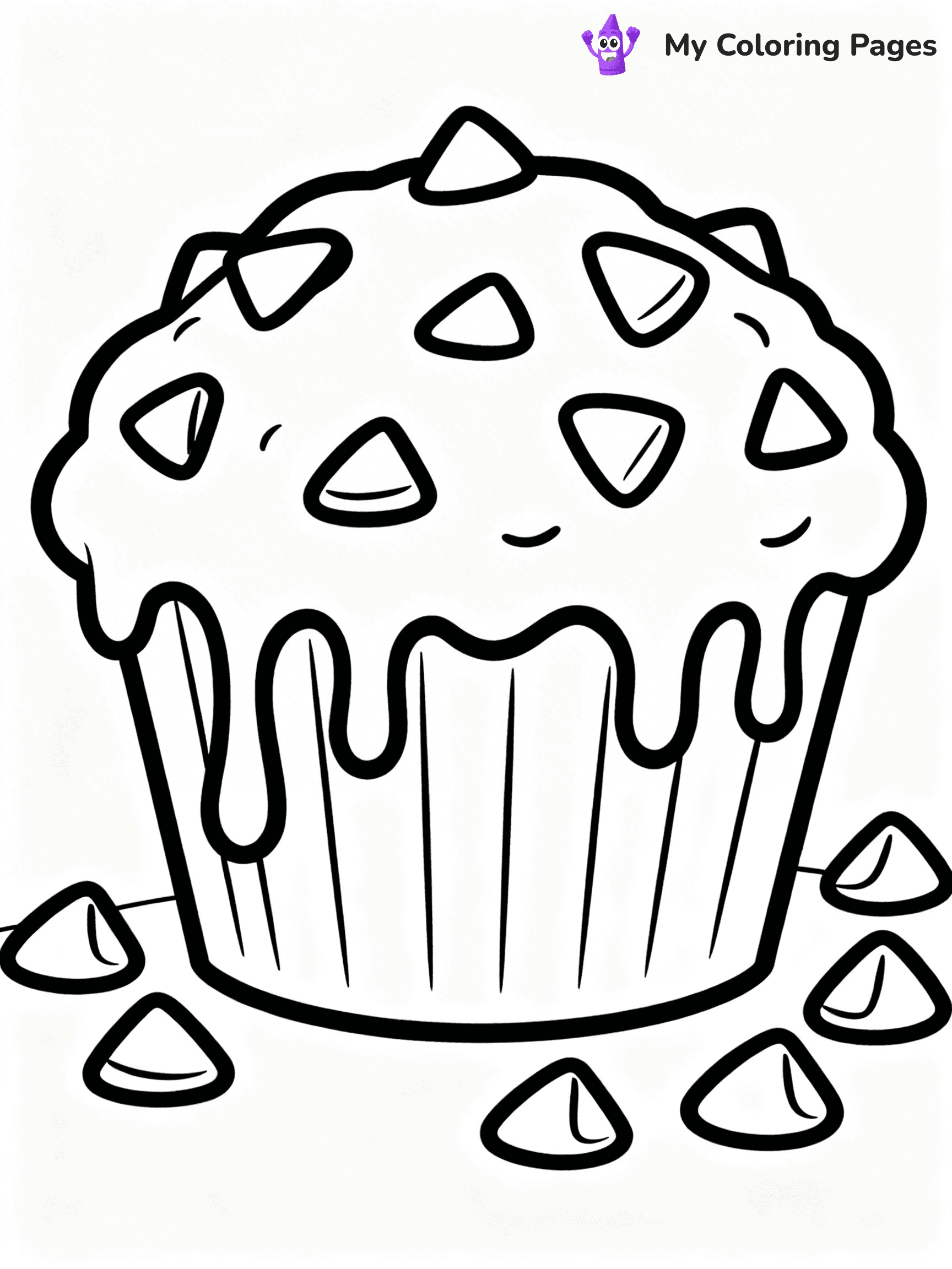 Muffin Coloring Pages - 38