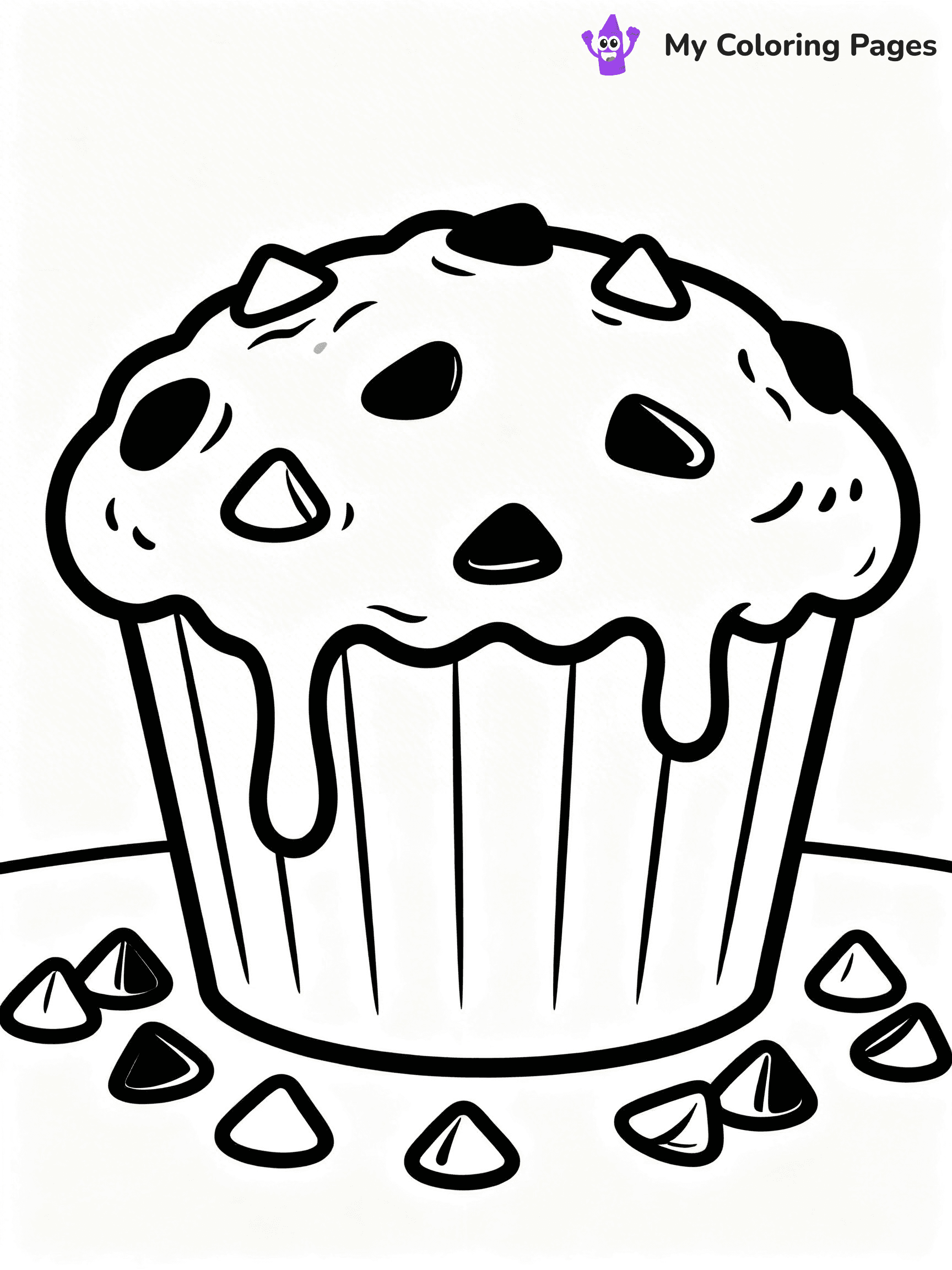 Muffin Coloring Pages - 37
