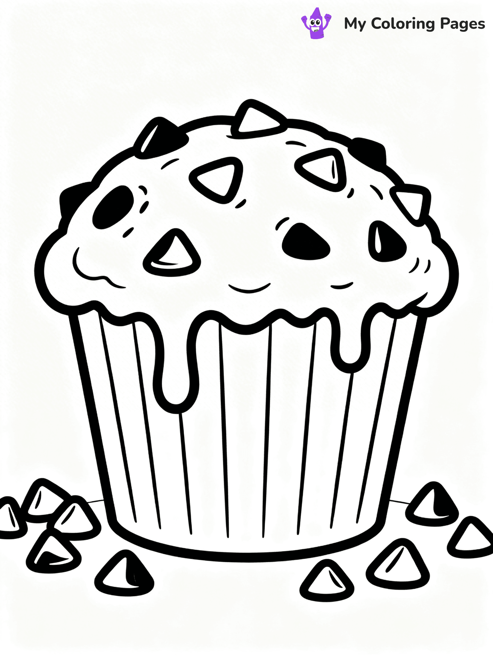 Muffin Coloring Pages - 36