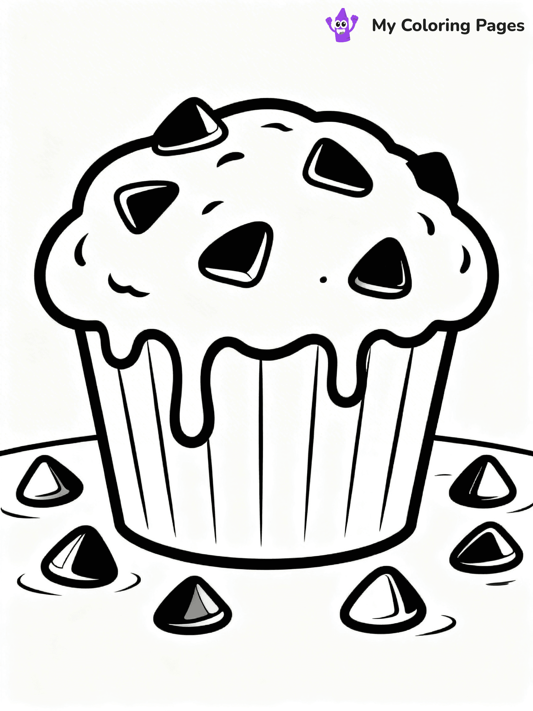 Muffin Coloring Pages - 35