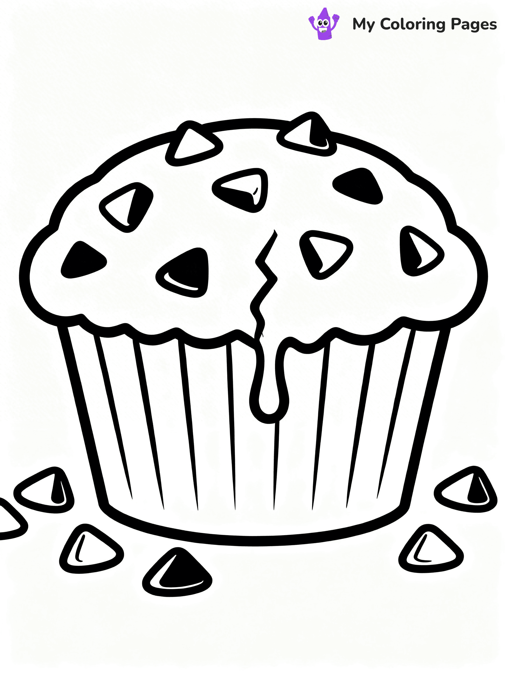 Muffin Coloring Pages - 34