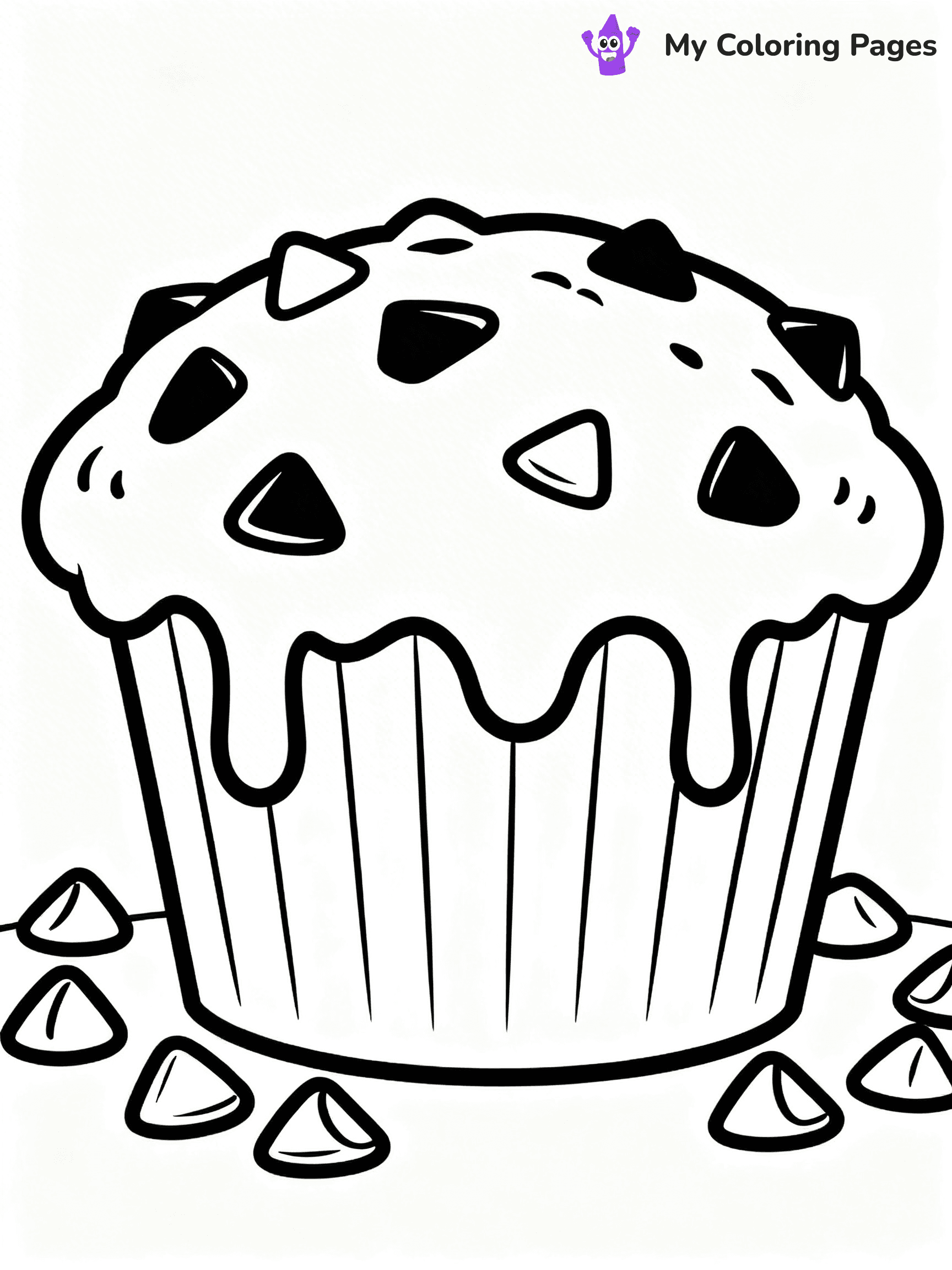 Muffin Coloring Pages - 33