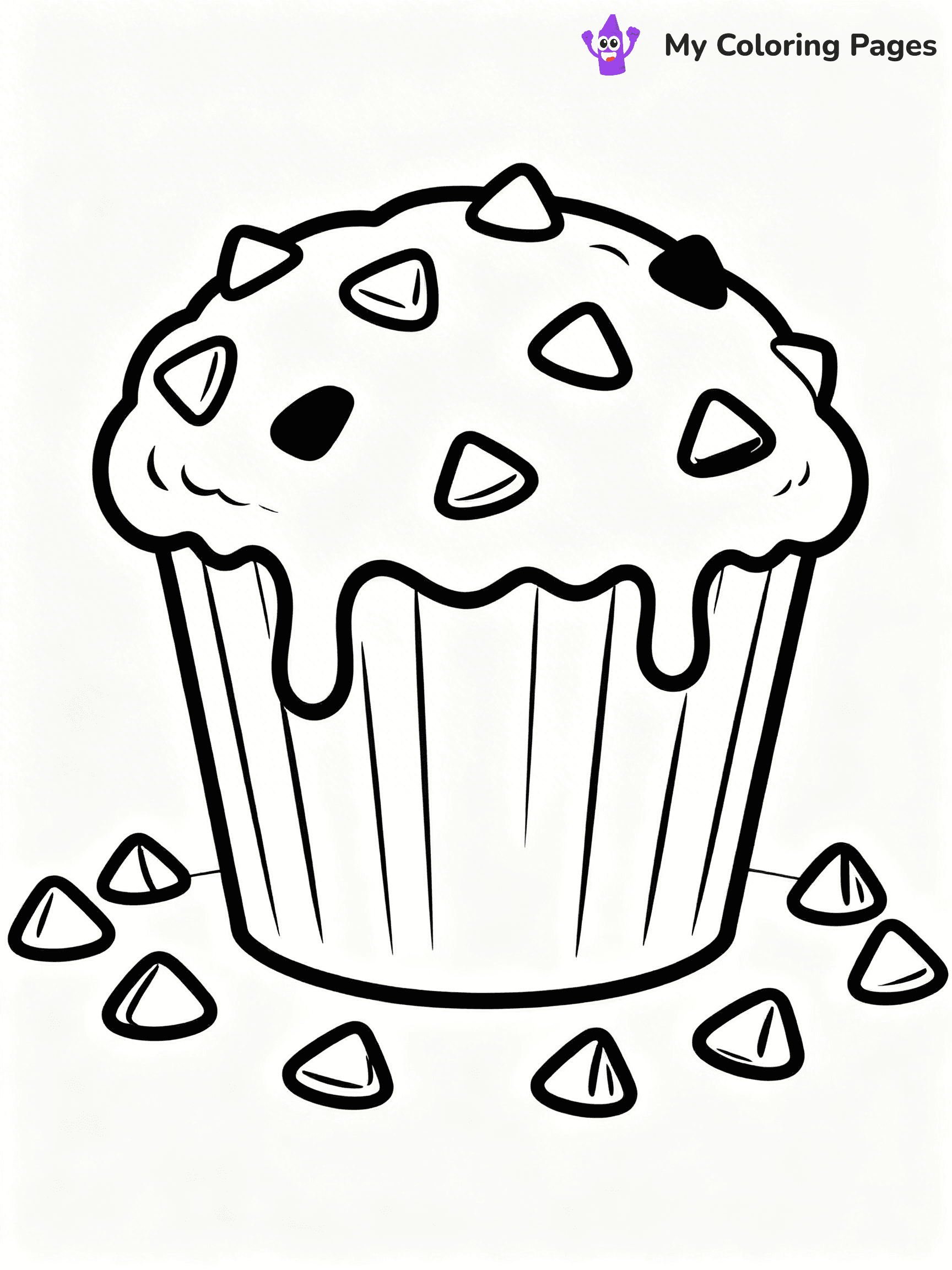 Muffin Coloring Pages - 32