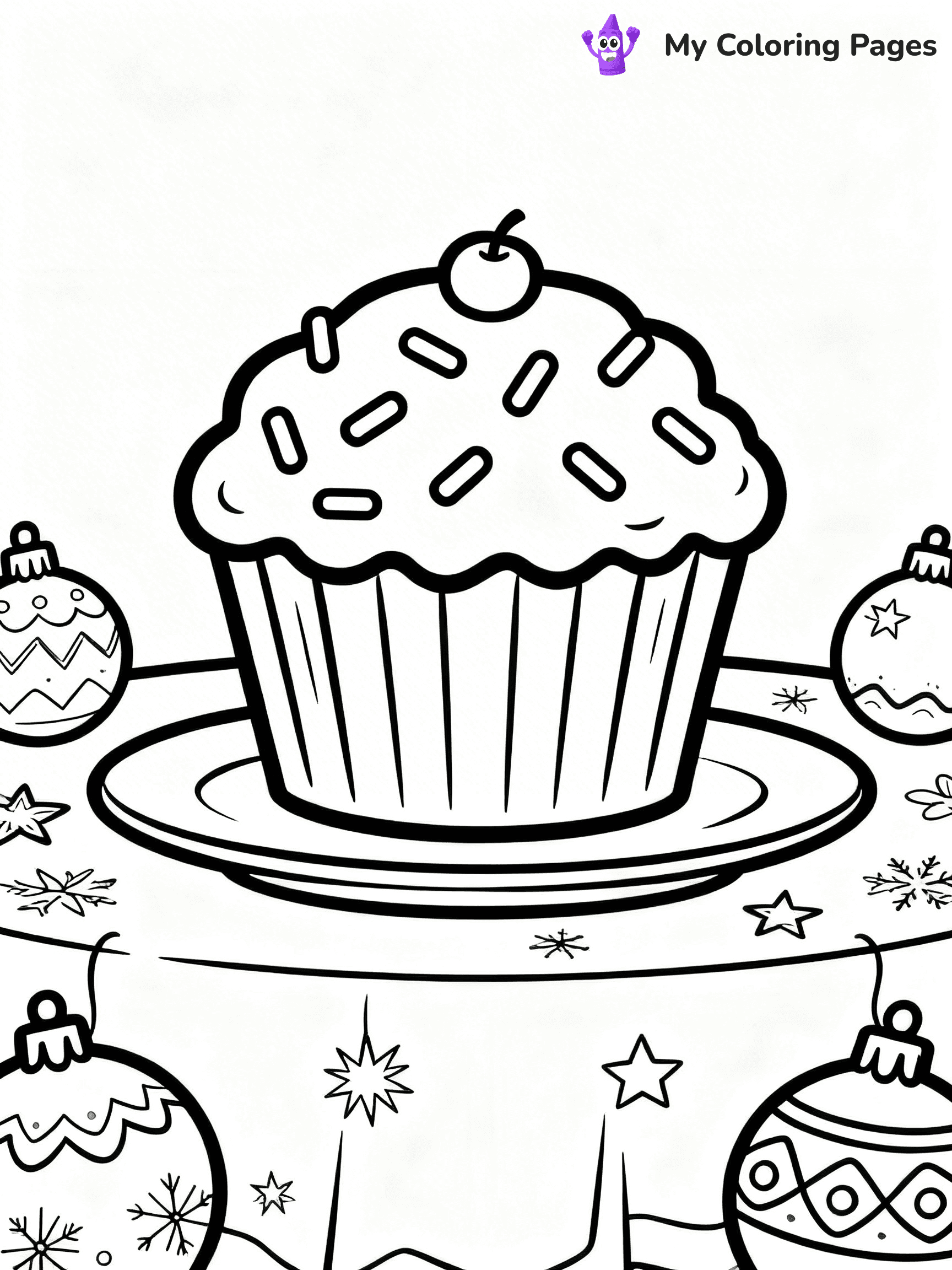 Muffin Coloring Pages - 30