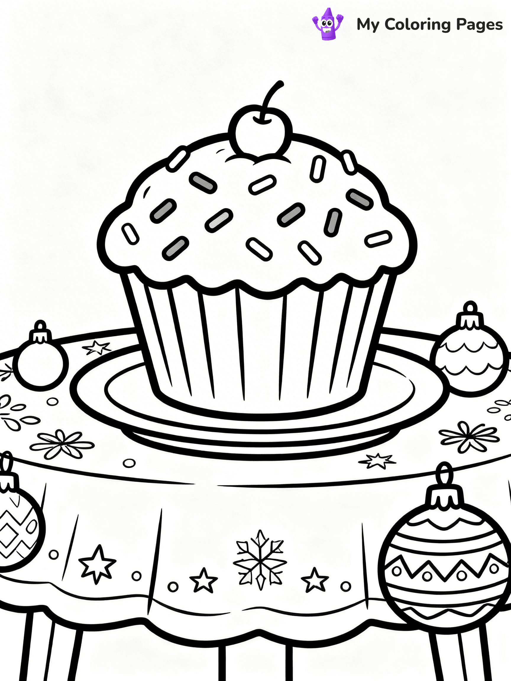 Muffin Coloring Pages - 29